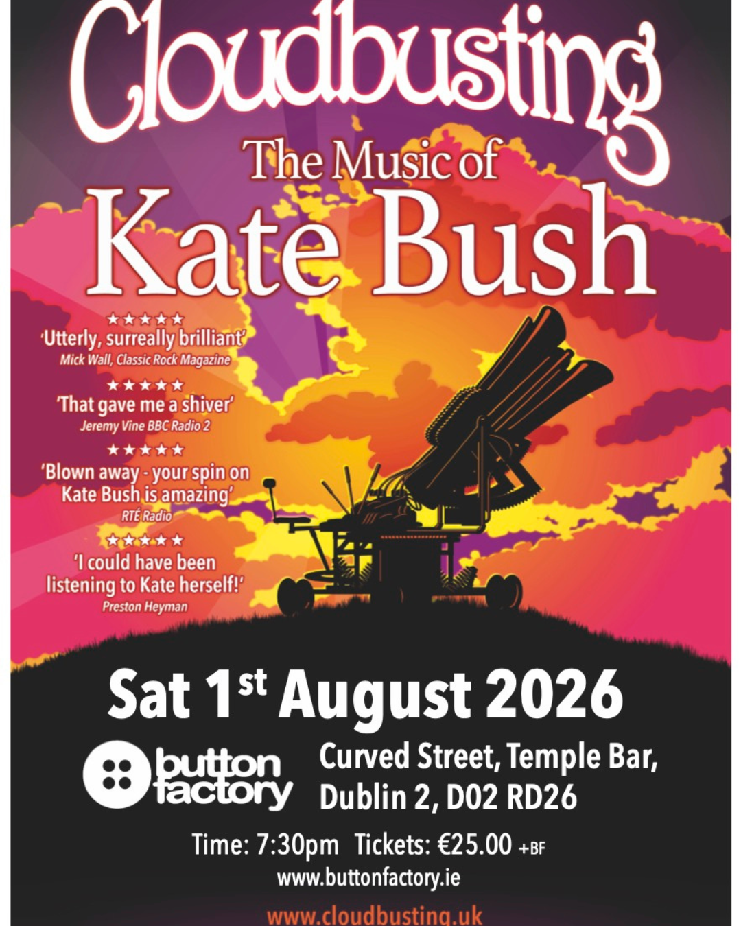 Cloudbusting - The Music of Kate Bush