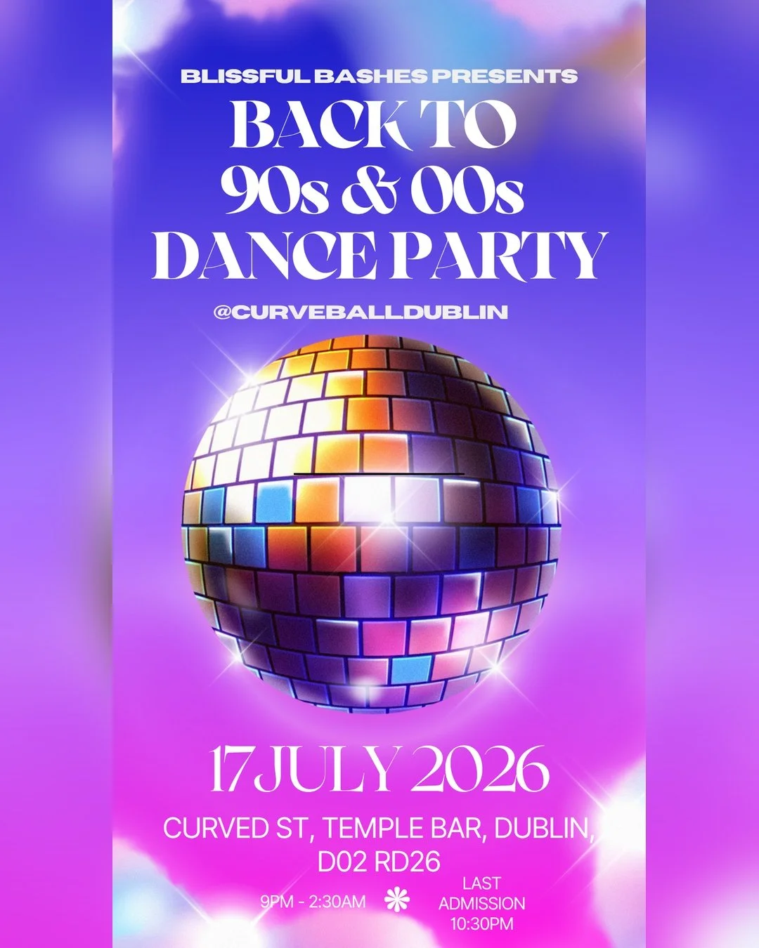 CURVEBALL: Back To The 90's Dance Party