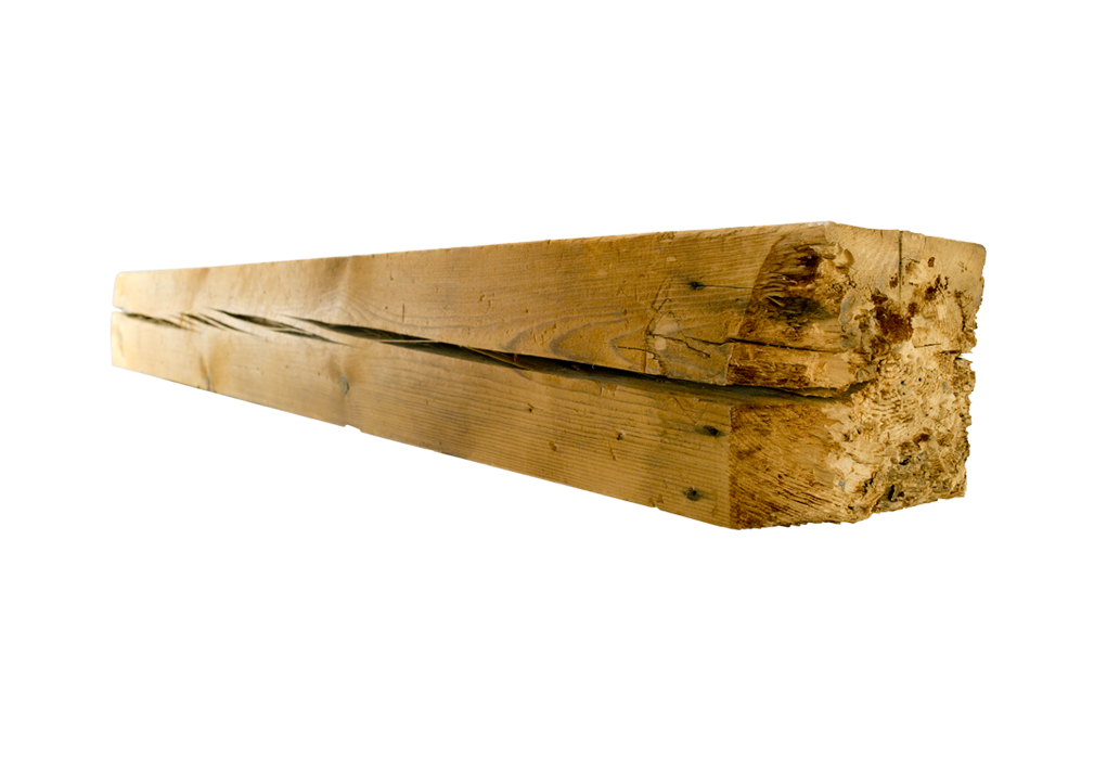 Fireplace Mantels - Reclaimed Douglas fir post