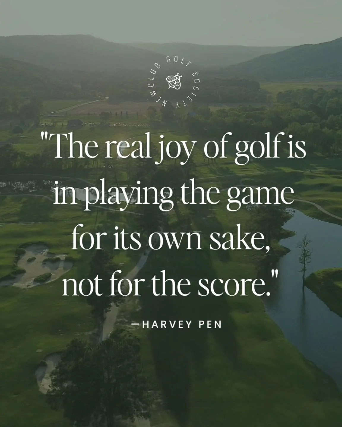 The season&rsquo;s starting to slow down.

We&rsquo;re not done yet&mdash;but the golden light feels a little different.

Which makes it the perfect time to ask:

🟢 What makes a *good* golf season?

Is it a lower handicap?

Your annual trip with you