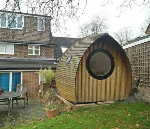 The Armadilla, a highly sustainable armadillo-shaped dwelling.