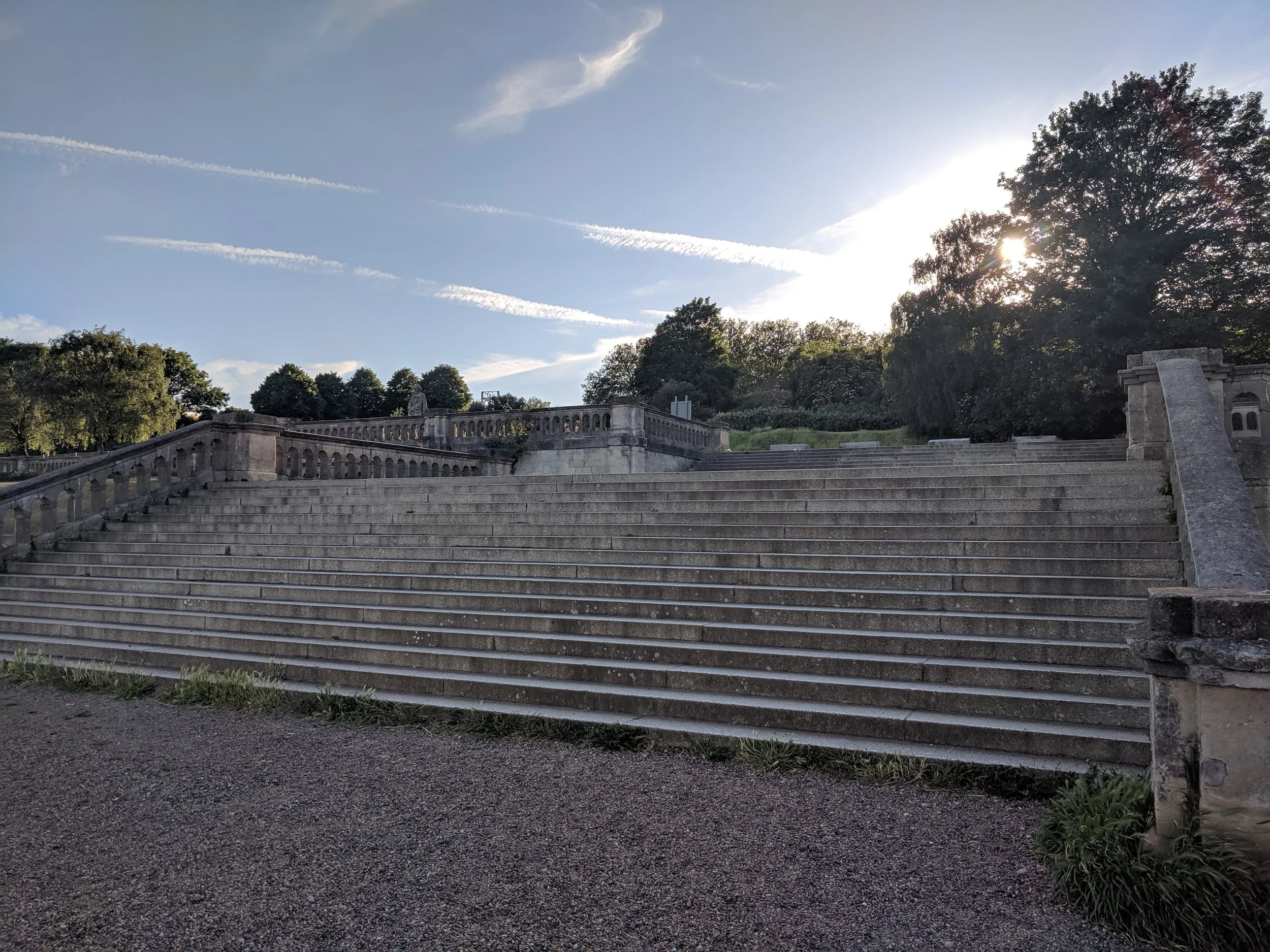 Crystal Palace ruins.