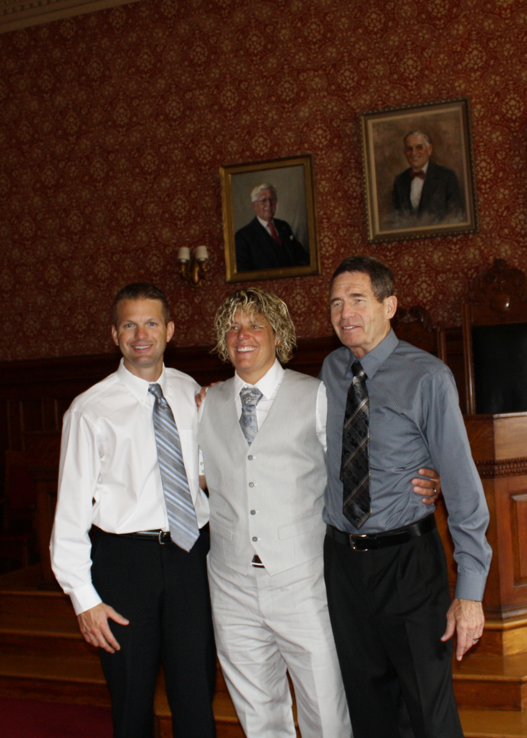 The gents! Kris's dad and (ex) brother-in-law 