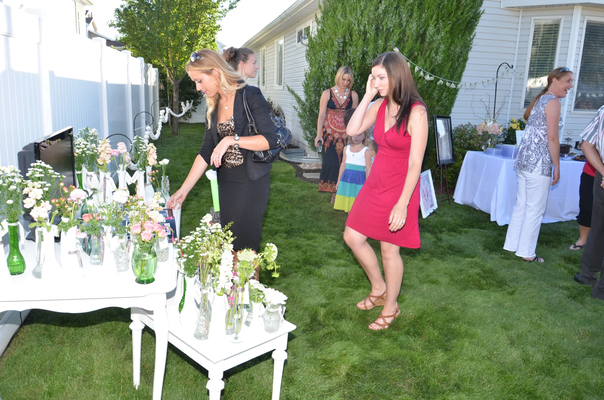 Our flowers were our "thank you" to our guests and they got to take them home with them!