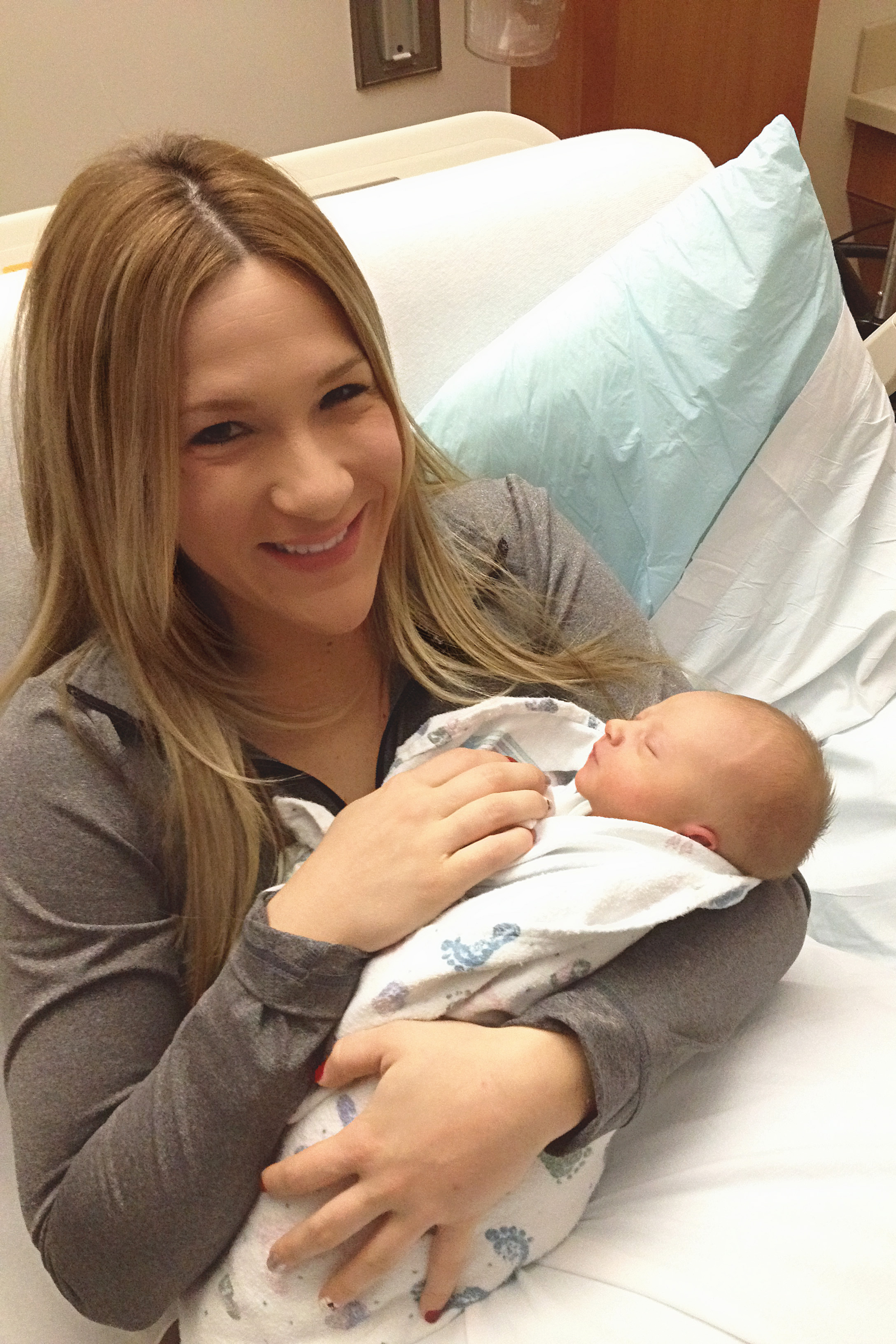Having your baby in your arms is the best experience ever!