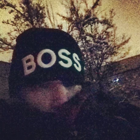 This is a picture Kris sent me from that night while waiting outside! I felt so bad that it was so cold! But, I couldn't help but feel so grateful that he was so willing to do this for us, and our family! The "BOSS" beanie was for Boston!