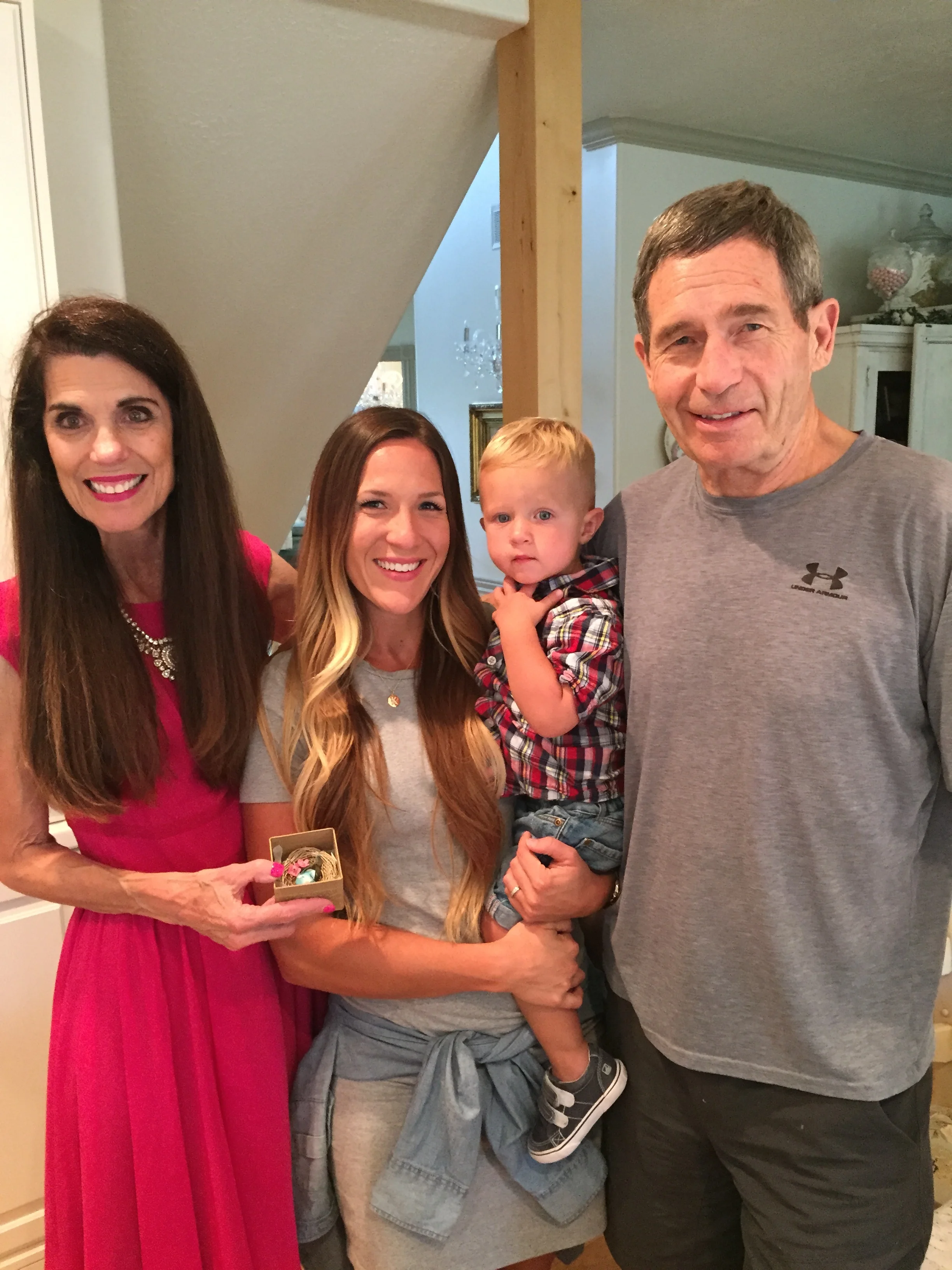 Kris' parents excited about another grandbaby!