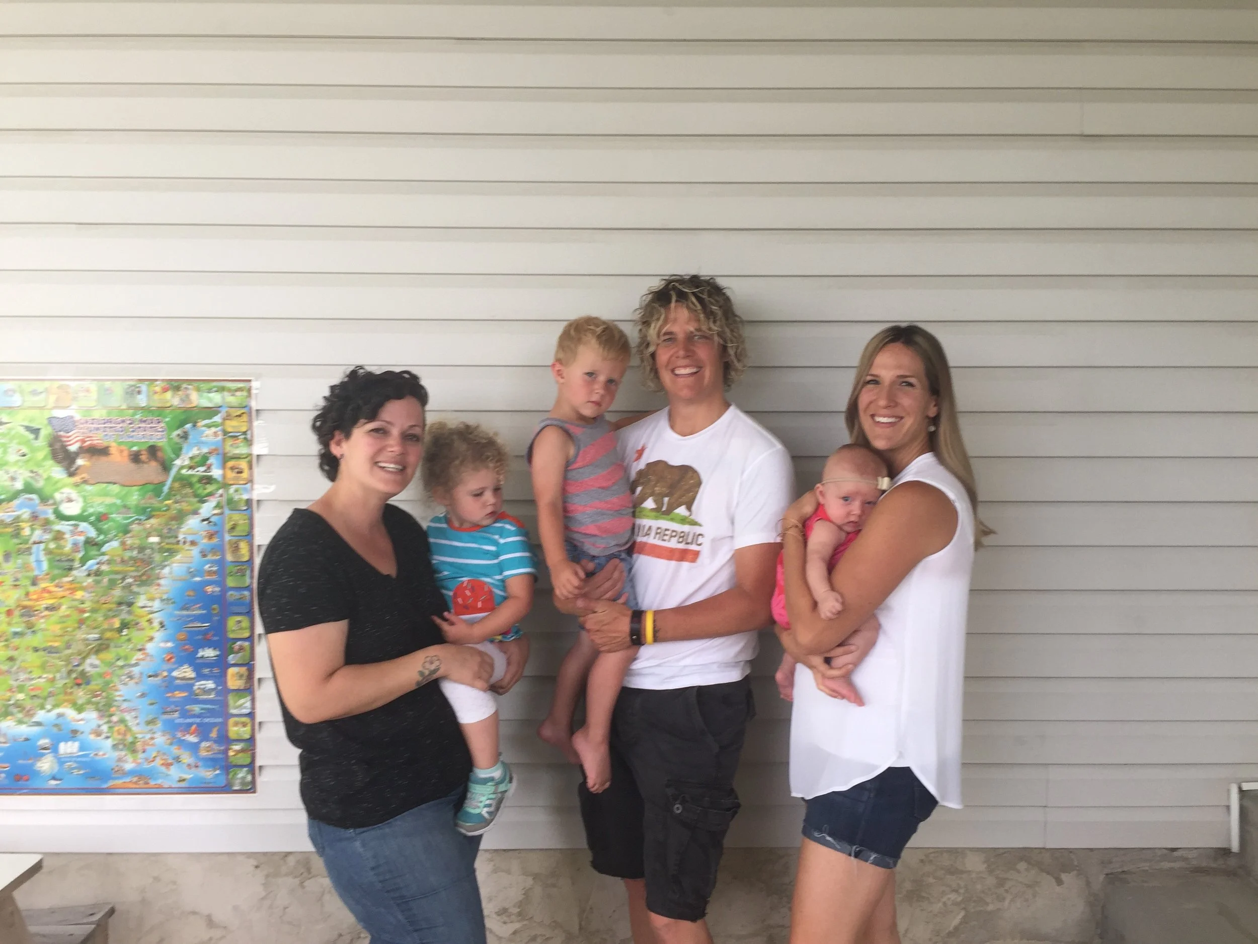 All of us together!! Look at Brooklyn... She was only 3 months old. Time flies!