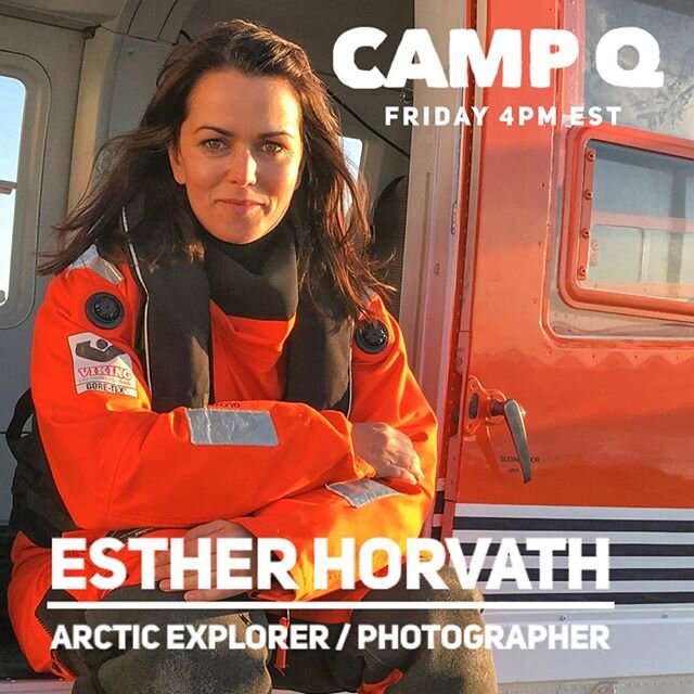 Join us at Camp Q tomorrow, Friday April 10, 4pm EST.  Esther Horvath joins us live from Germany to share her fascinating story of exploring and photographing the arctic,  with &ldquo;Polar Night 25/24&rdquo;. Visit www.maineexplorers.club at 4:00 an