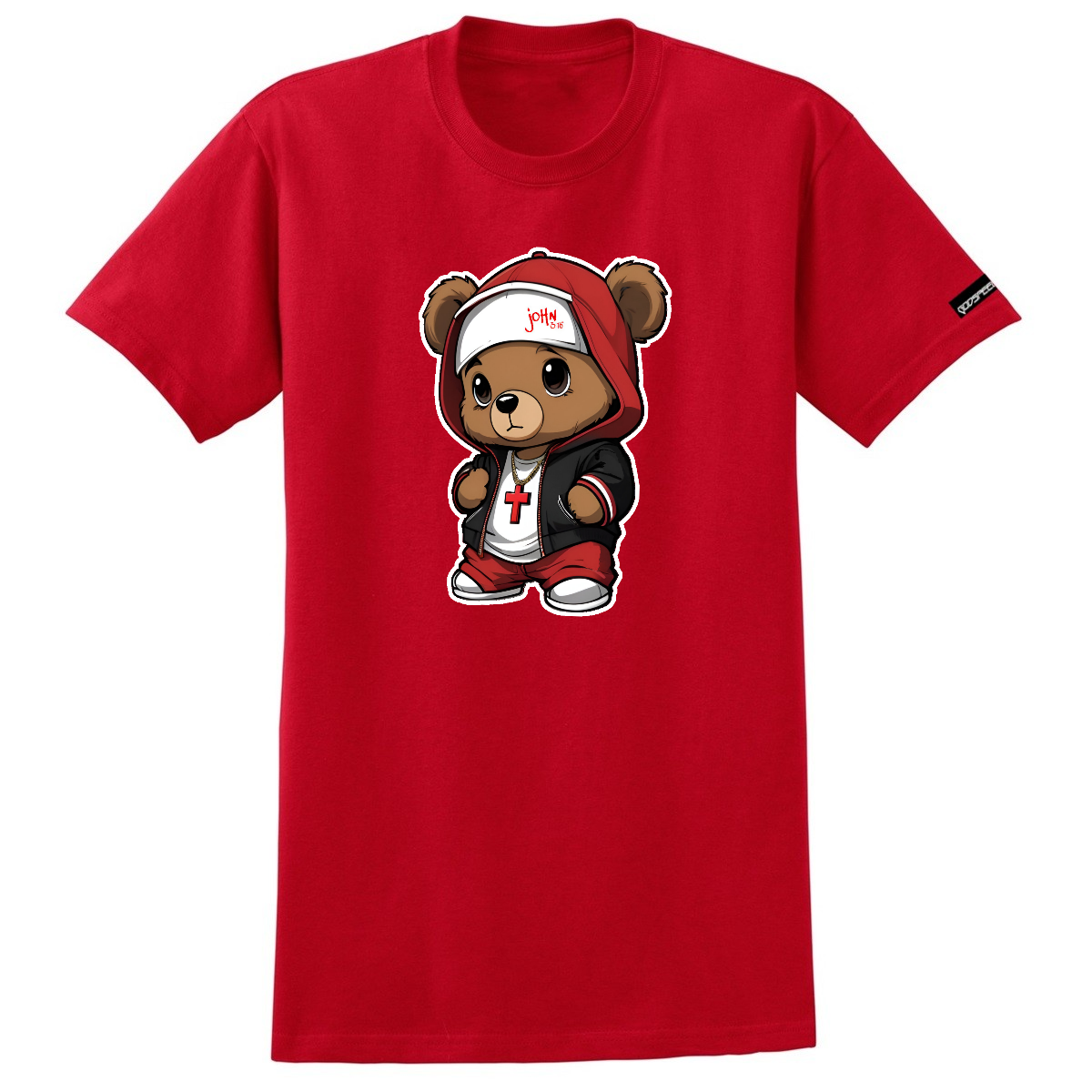 RED TEDDY BEAR Red tshirt.png