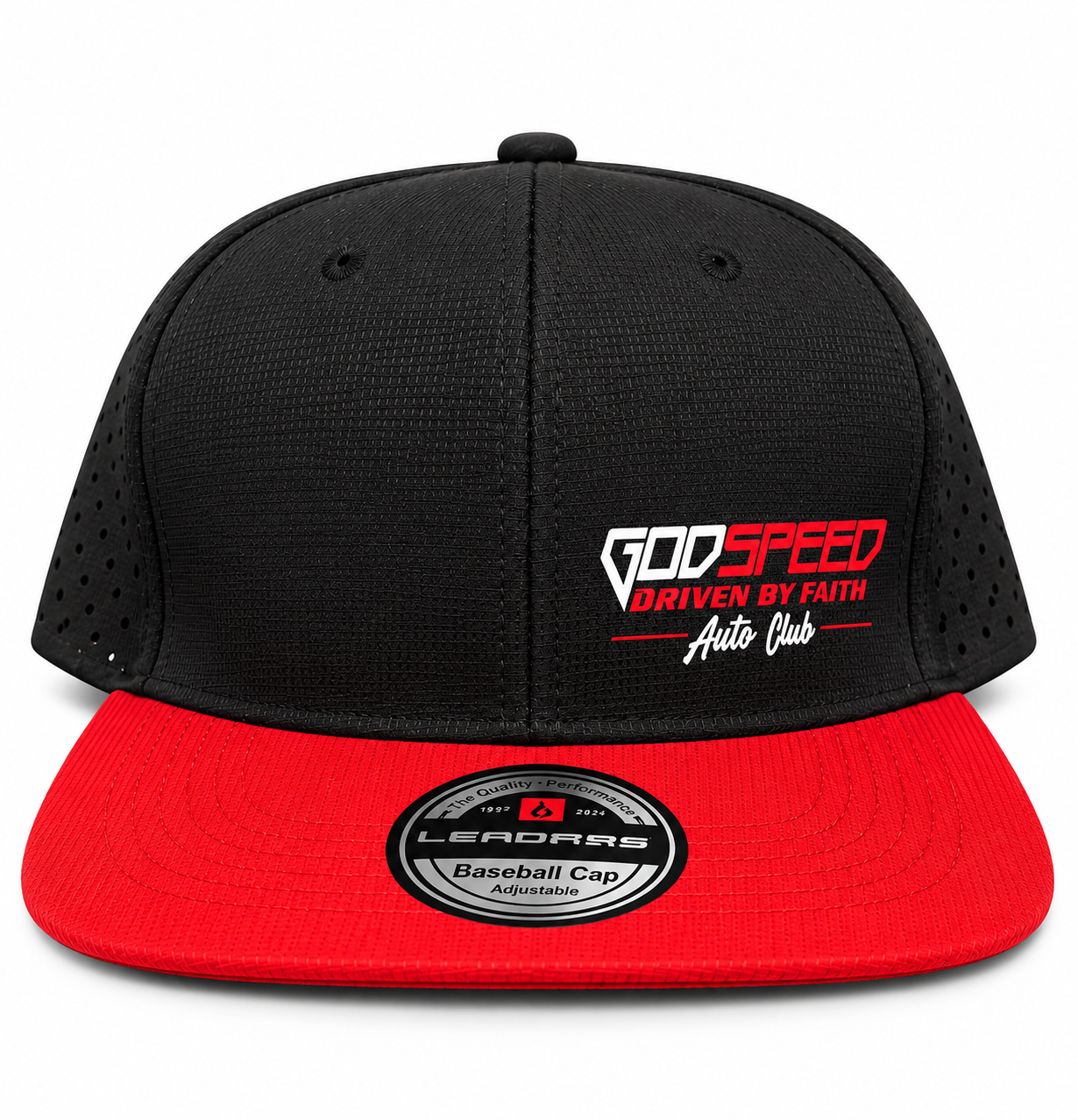 Godspeed Auto Club Snapback ALT White back.png