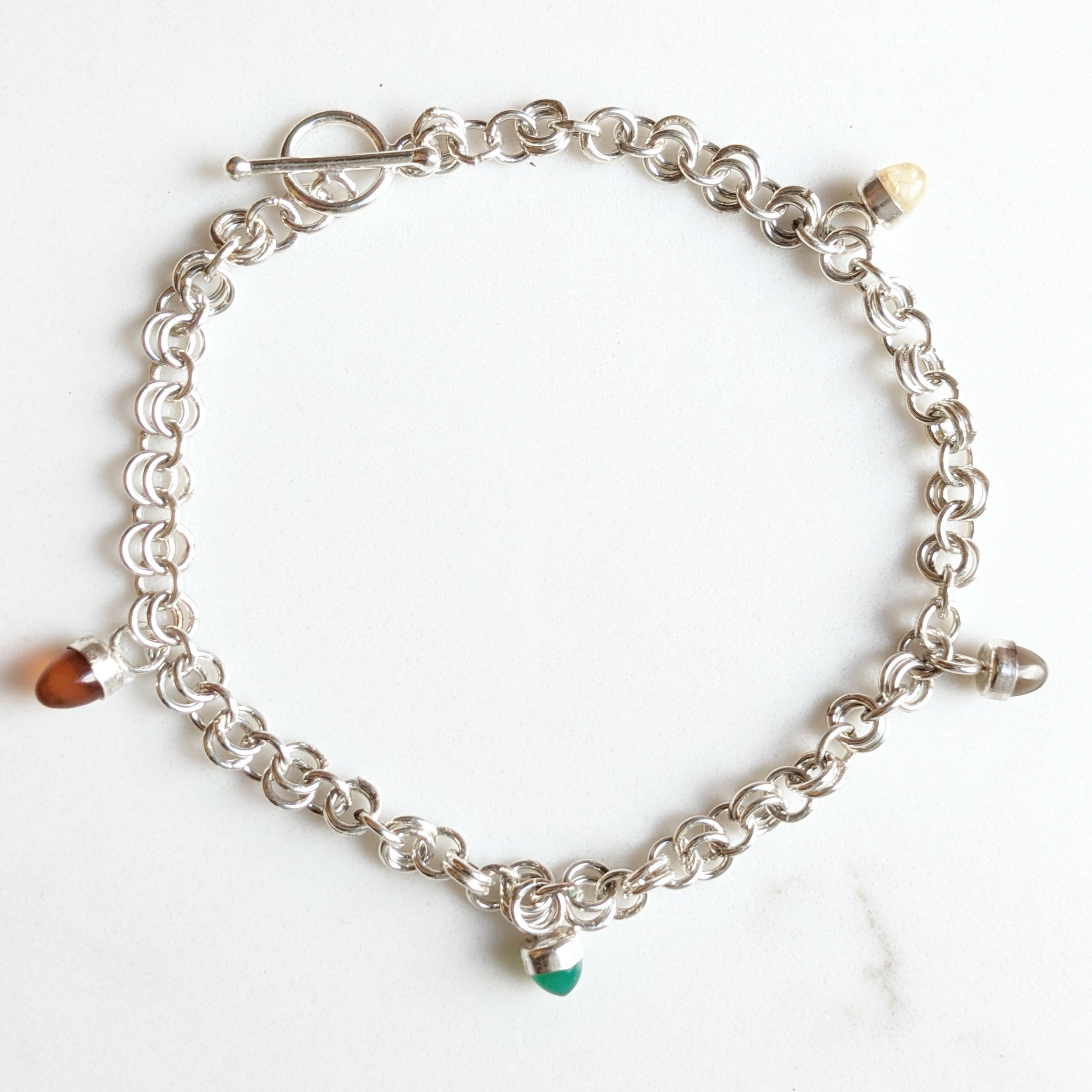 Sterling Silver Double Link Charm Bracelet – Croghan's Jewel Box