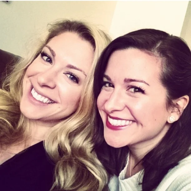 Me and my sister Courtney (left)- the girl who introduced me to oils!