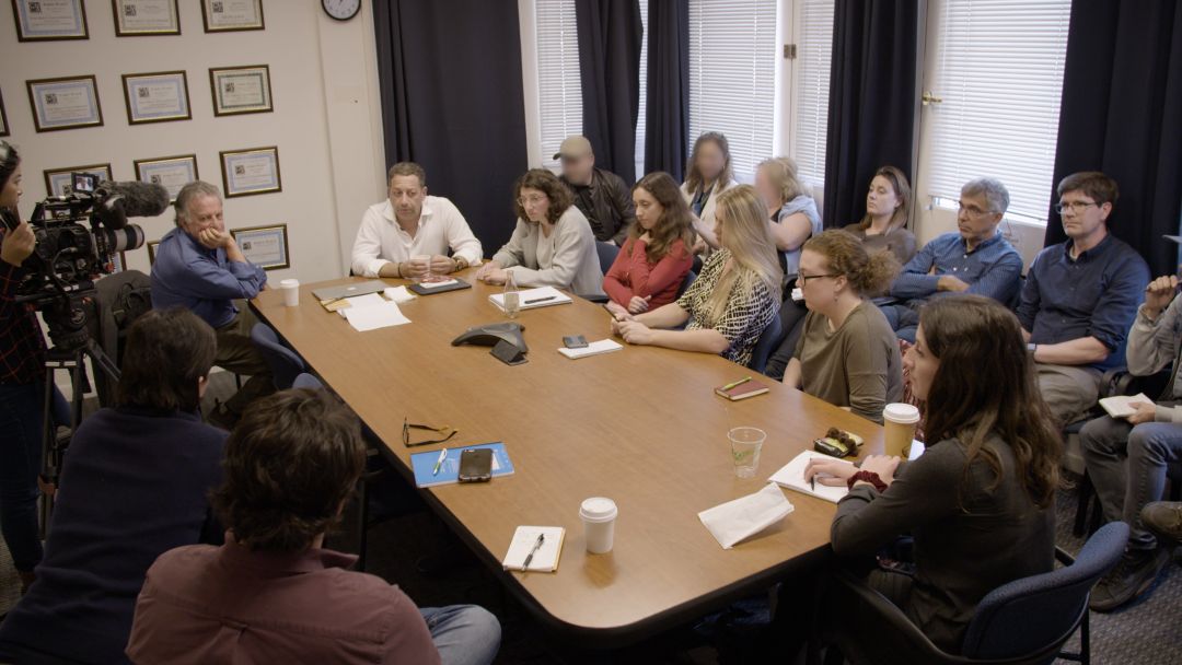 Felix Sater at Professor Lowell Bergman's class