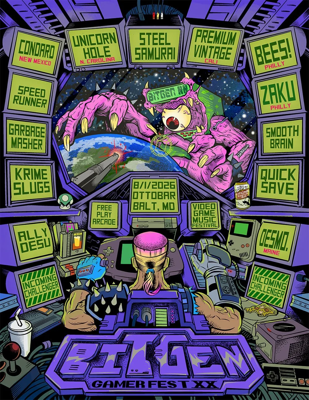 Bit Gen XX lineup poster