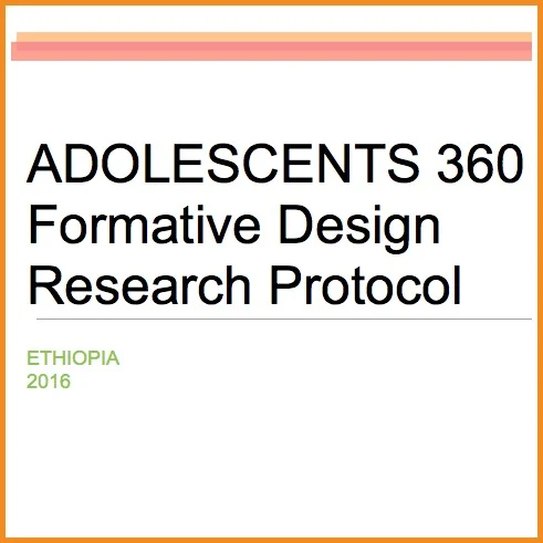 Ethiopia Formative Design Research Protocol