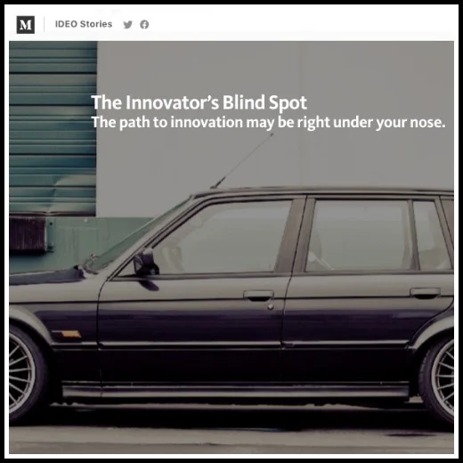 The Innovator's Blind Spot, Medium