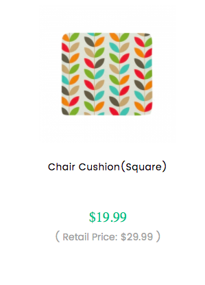 Print on Demand Chair Cushions