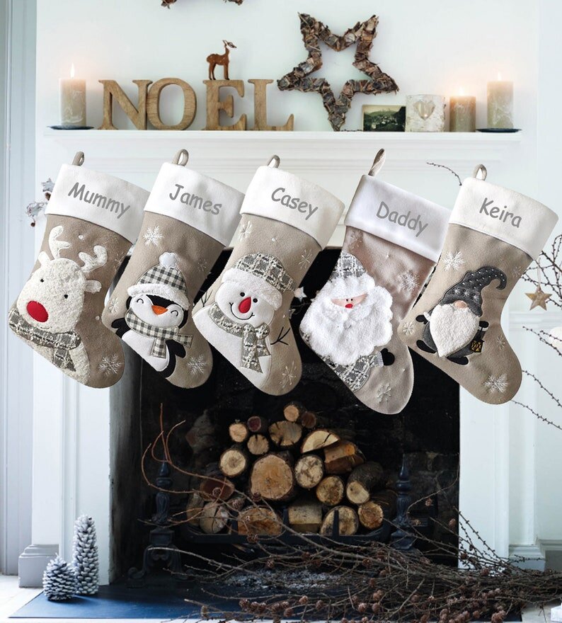 Custom Reindeer Stockings
