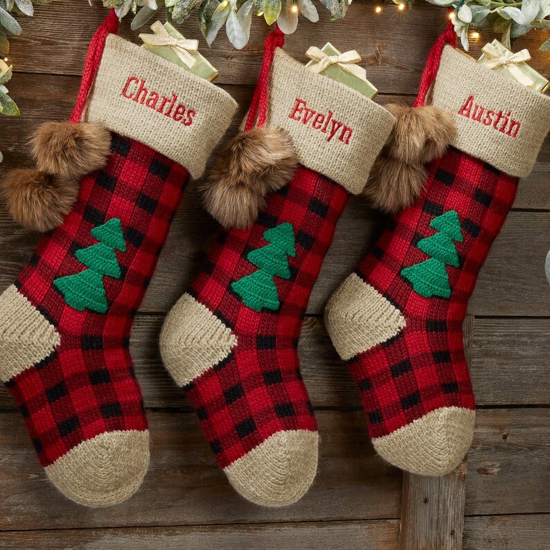 Custom Plaid Stockings