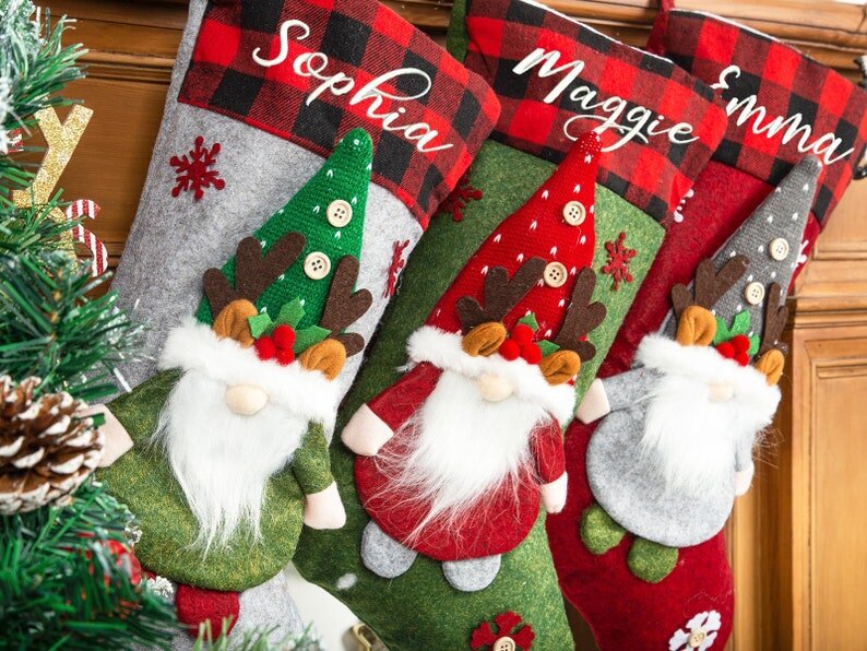 Custom Gnome Stockings