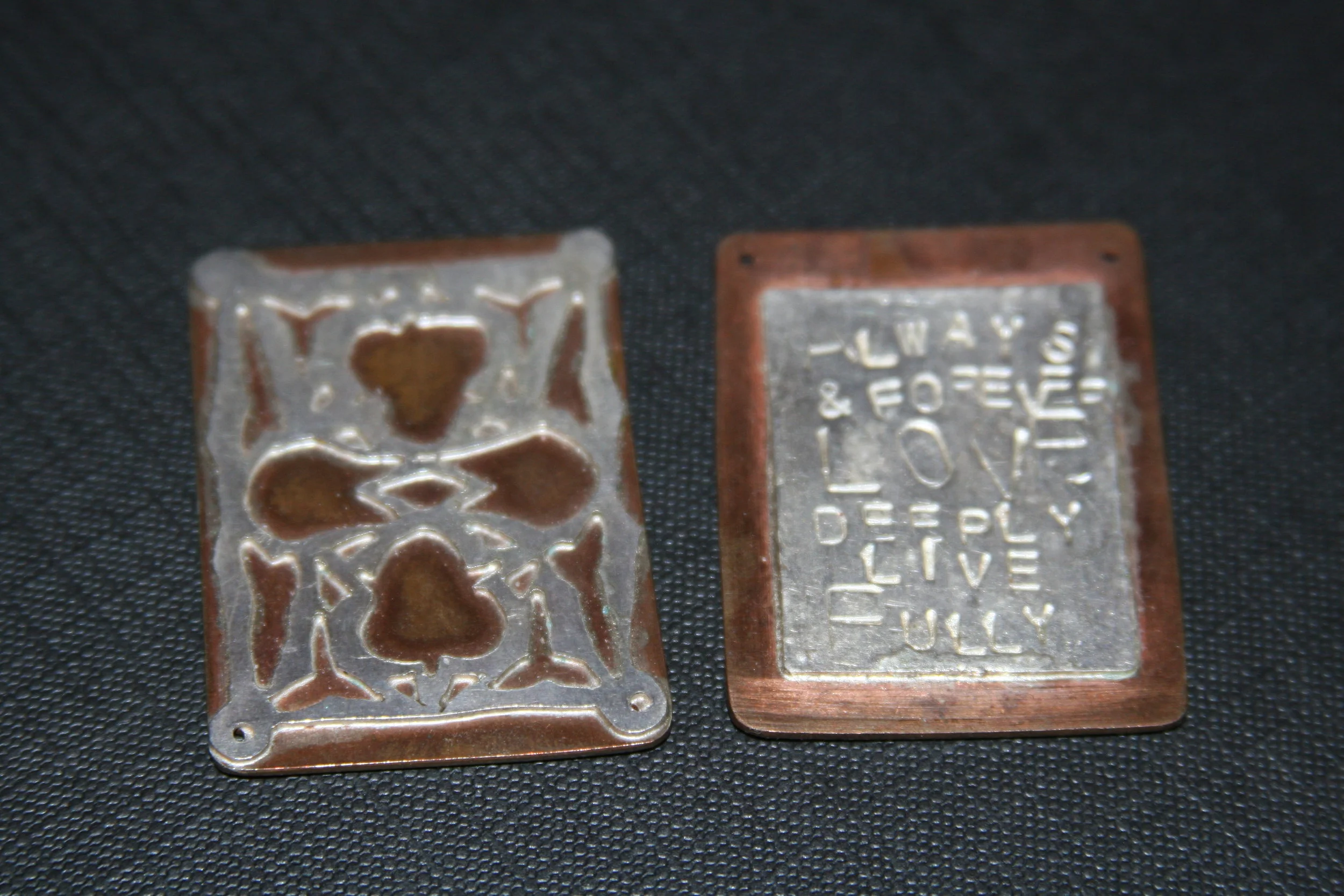 Tablet in Silver and Copper