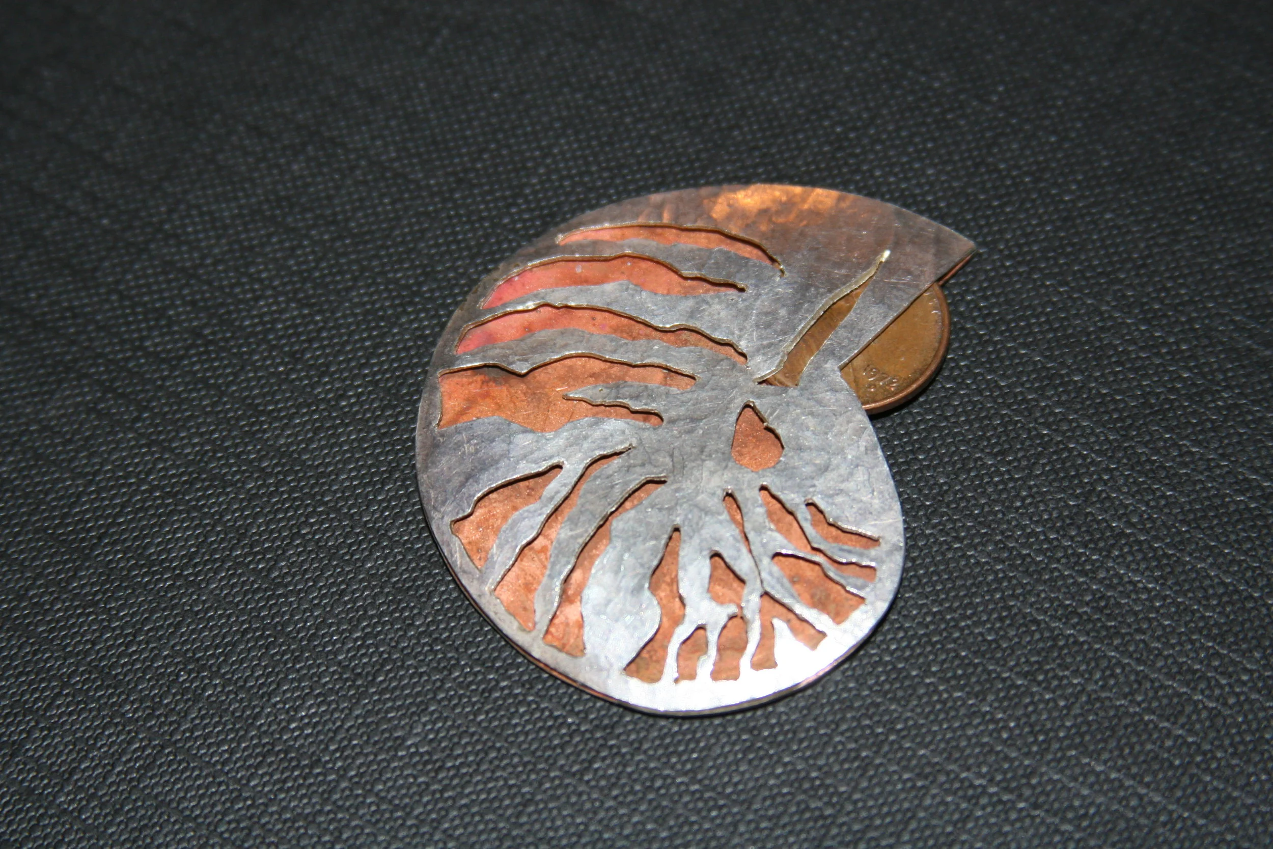Nautilus in Silver and Copper