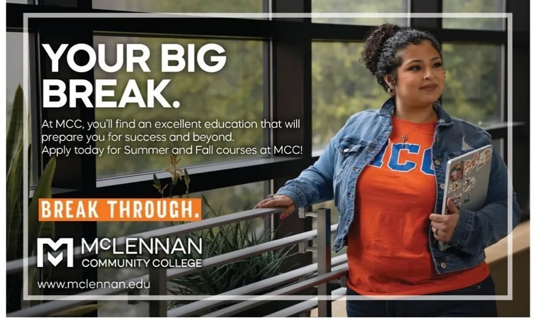 Seeing the students in @mclennancommunitycollege ads reminds us of the fun photo and video shoot we had capturing these images. The students shared heartfelt stories about the importance of being able to attend college close to home. Talking to these