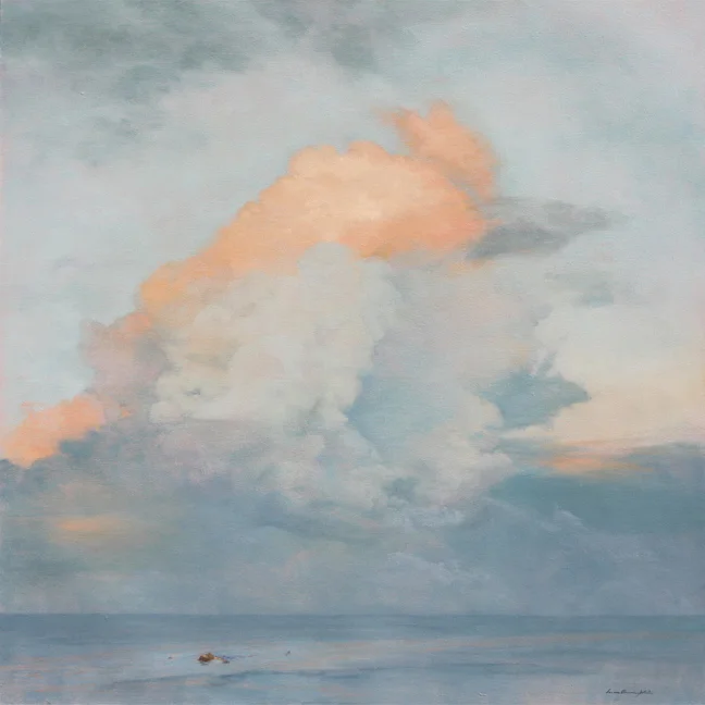 True North, oil on canvas, 42" x 42"