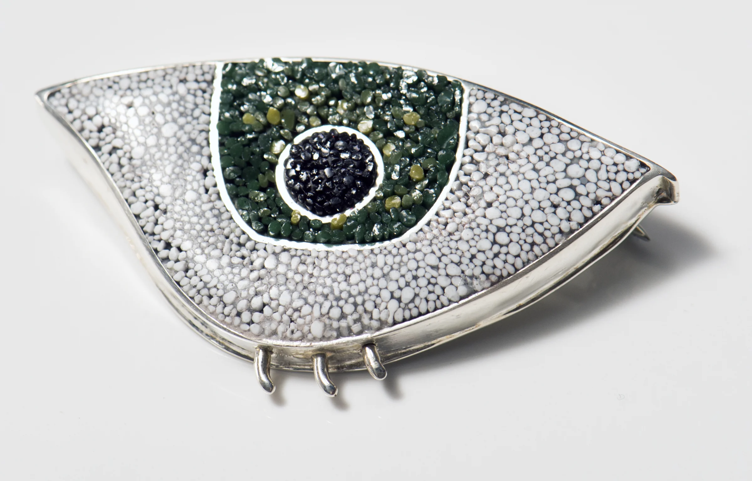 Eye brooch