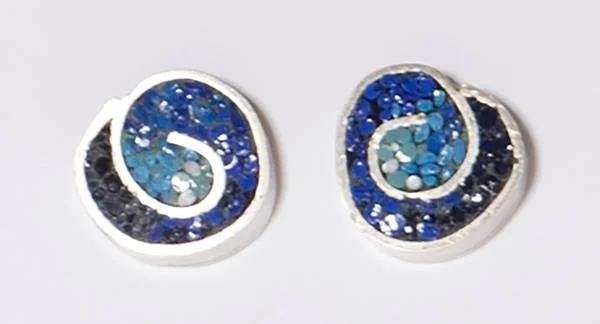 Blue Planet stud earrings