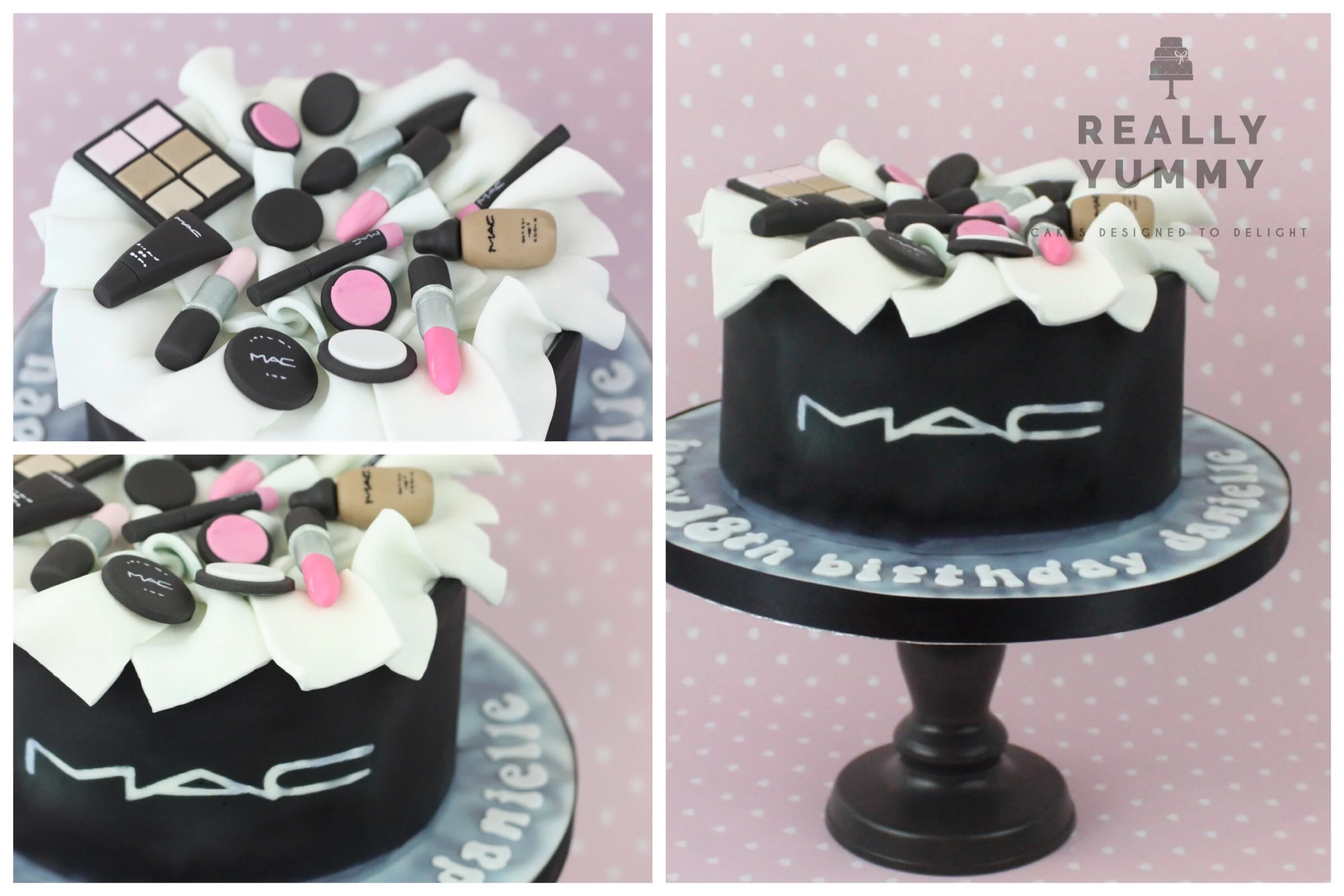 MAC make-up cake