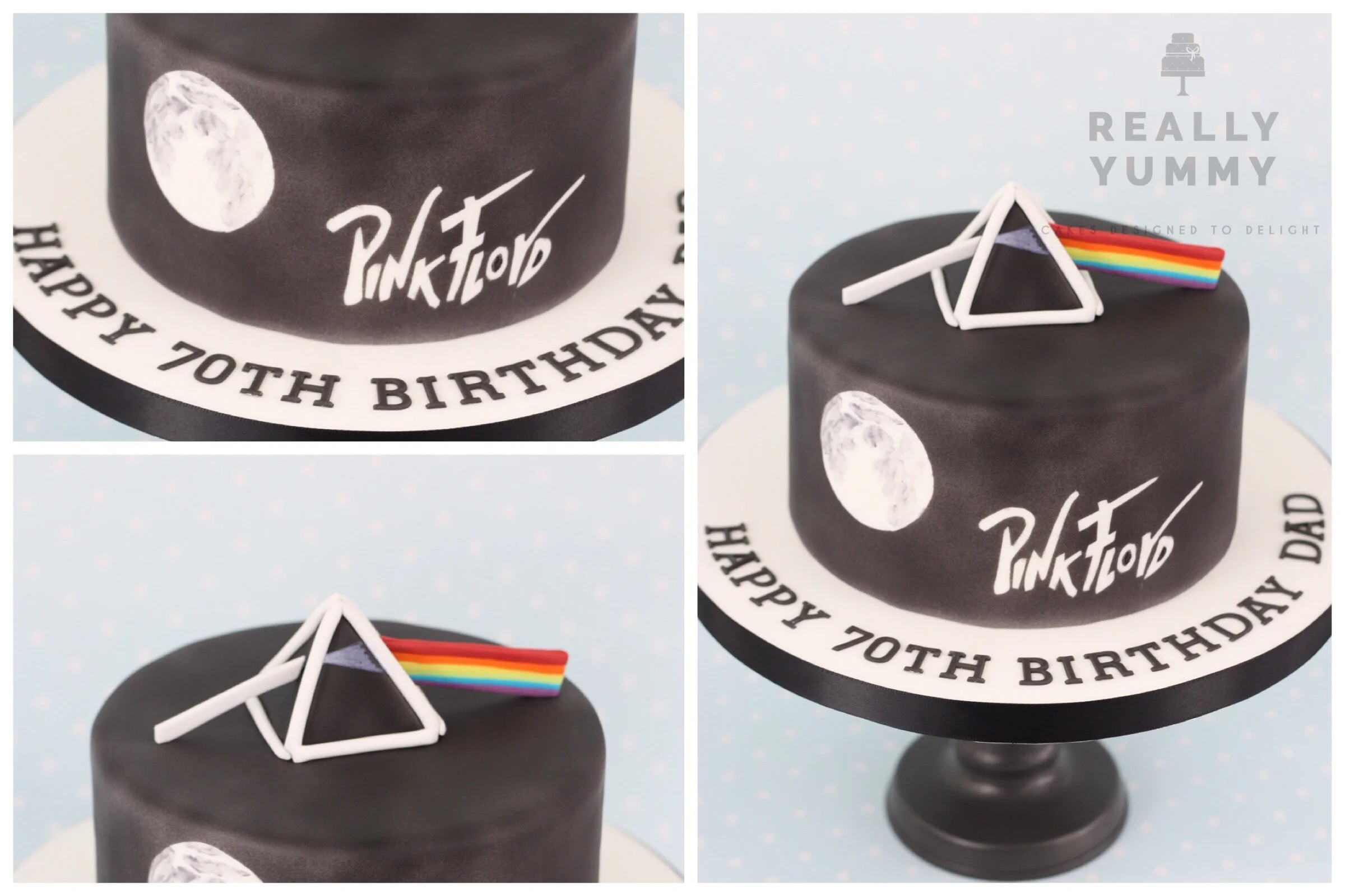 Pink Floyd Dark Side of the Moon cake