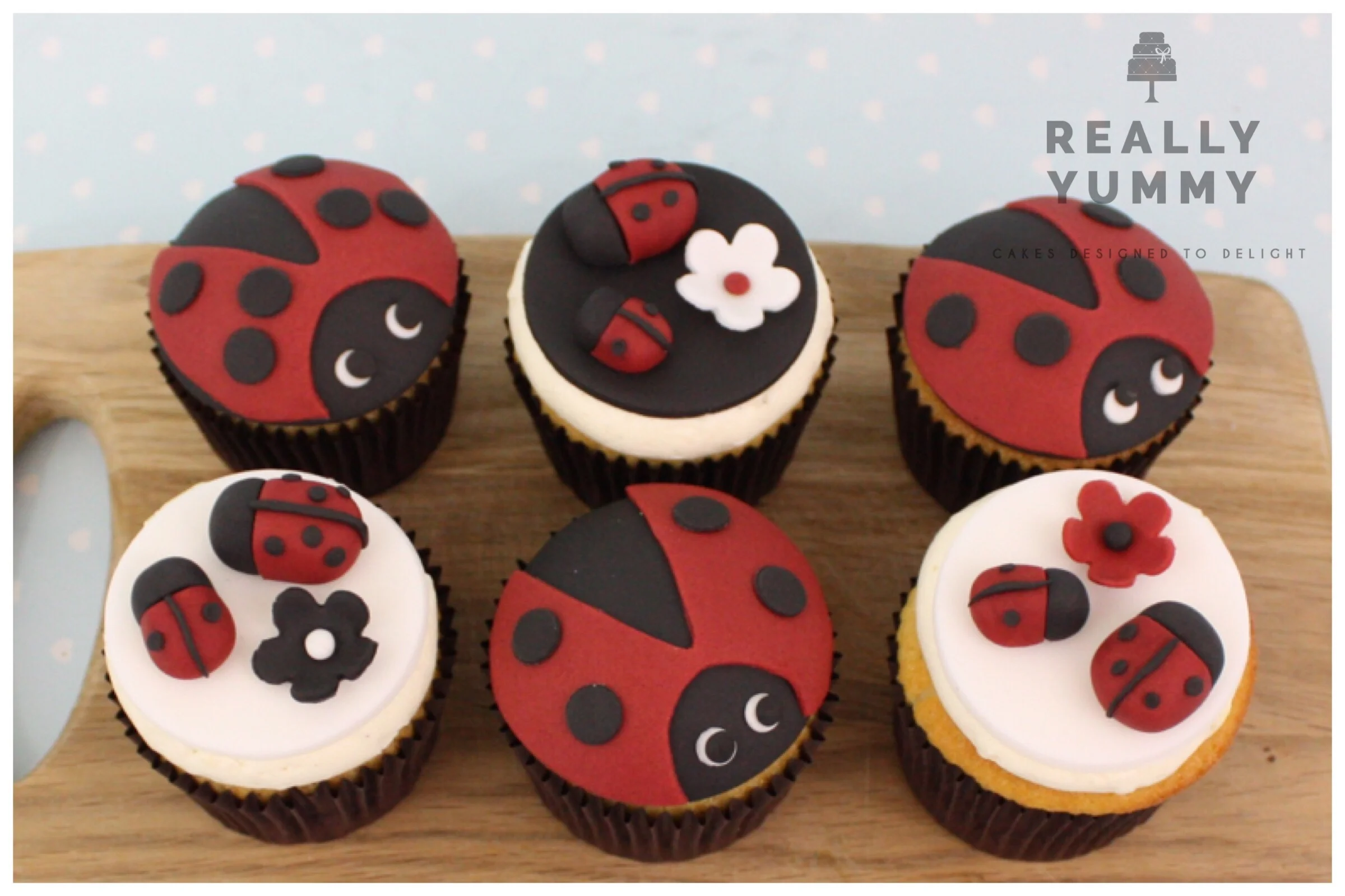 Ladybird cupcakes