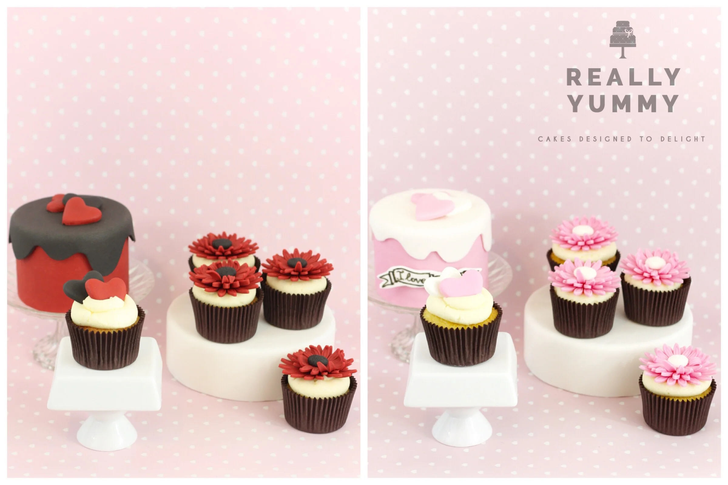 Valentine cupcakes