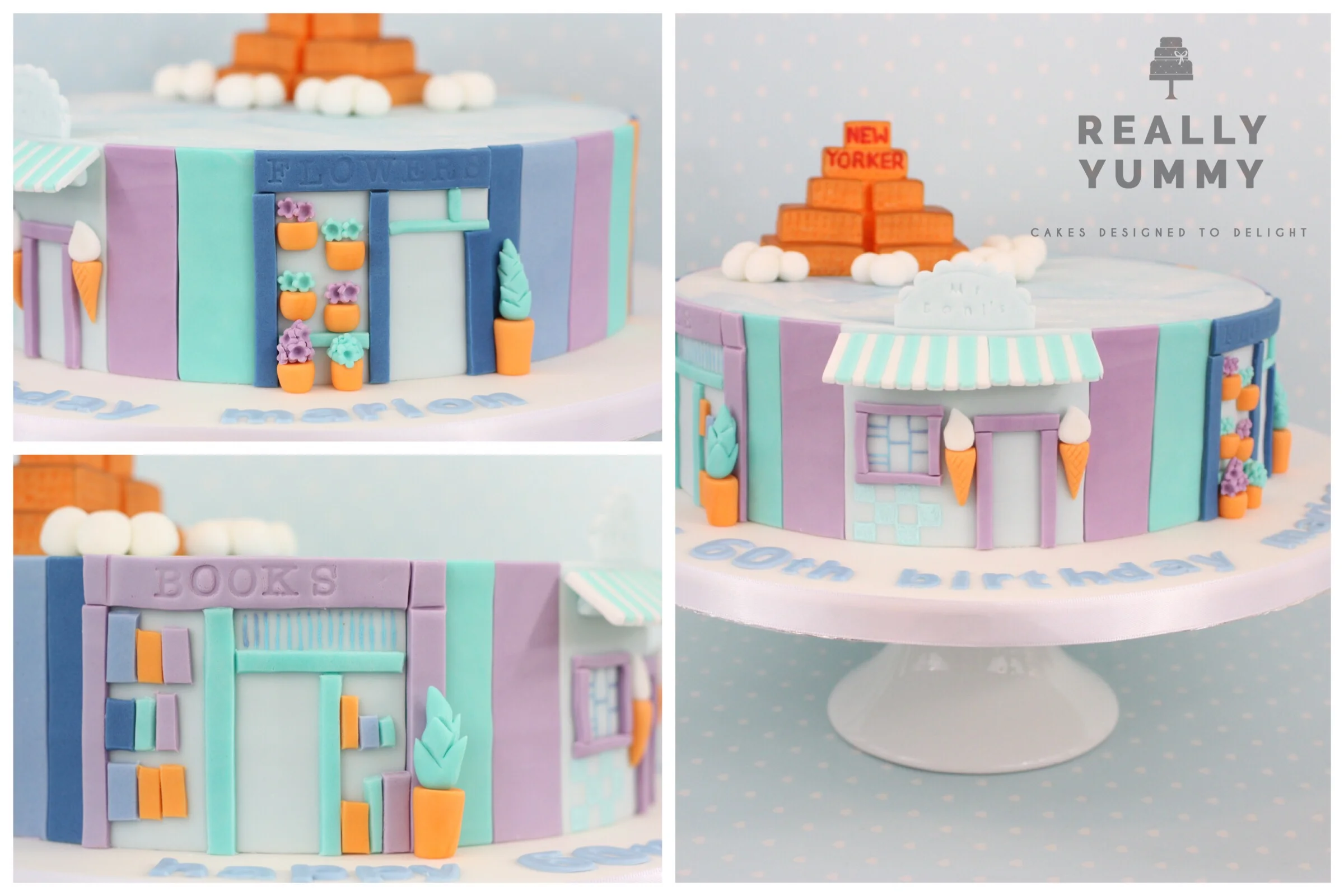 Ice cream shop cake