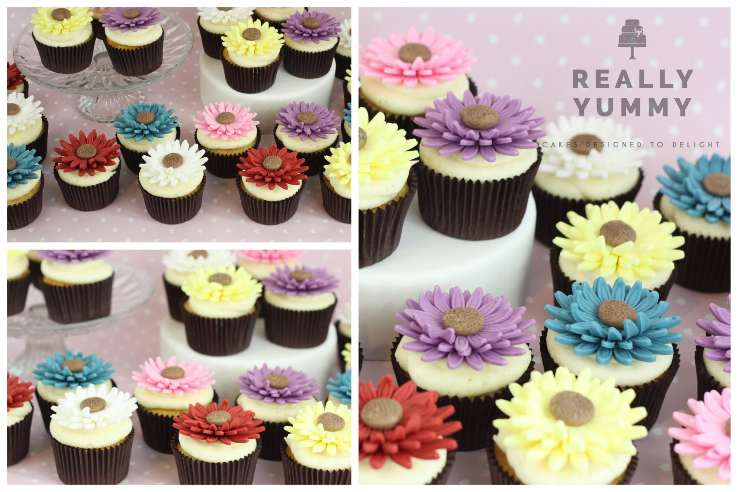 Sunflower cupcakes