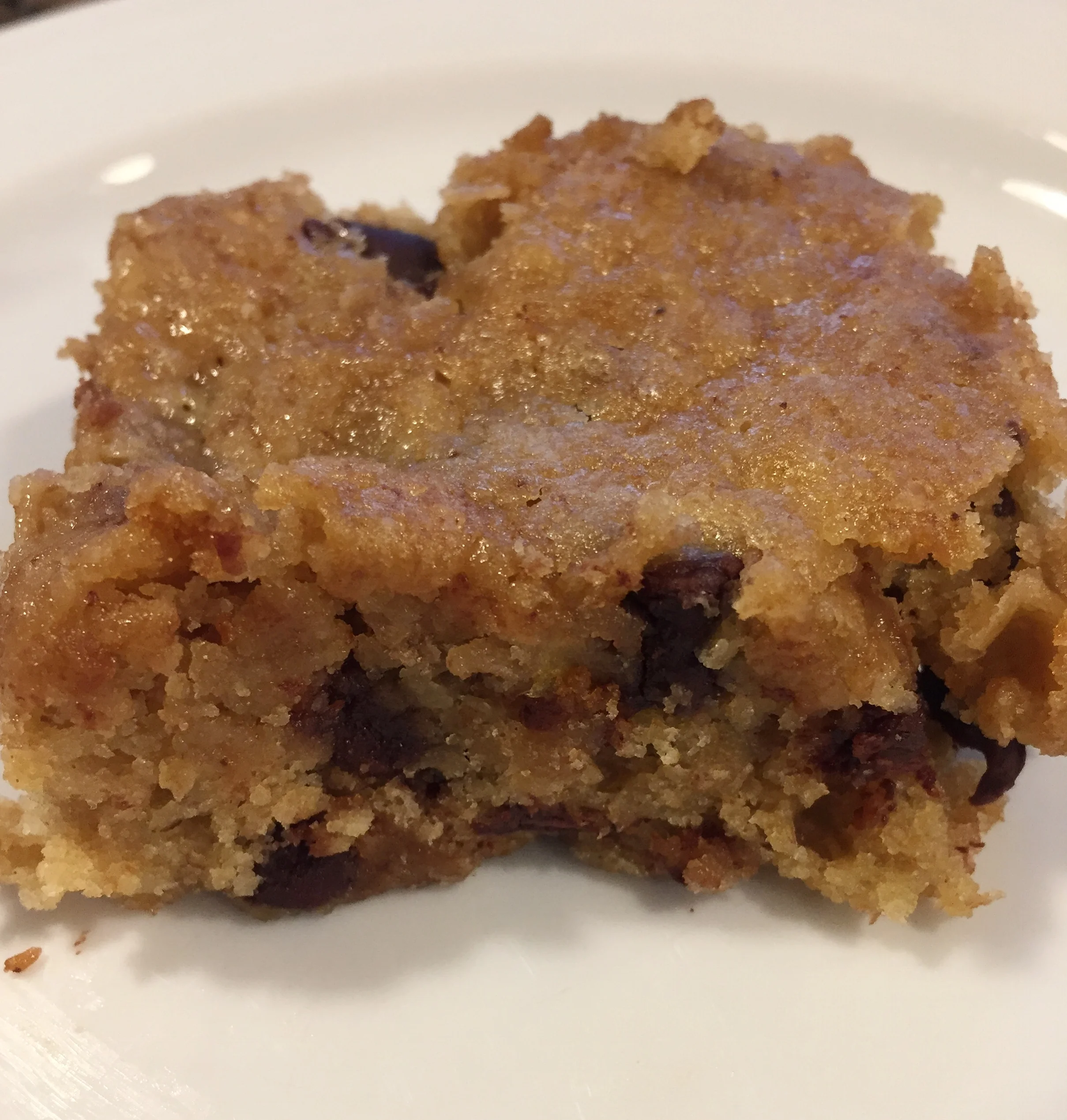 Brown Butter Banana Chocolate Chip Bars
