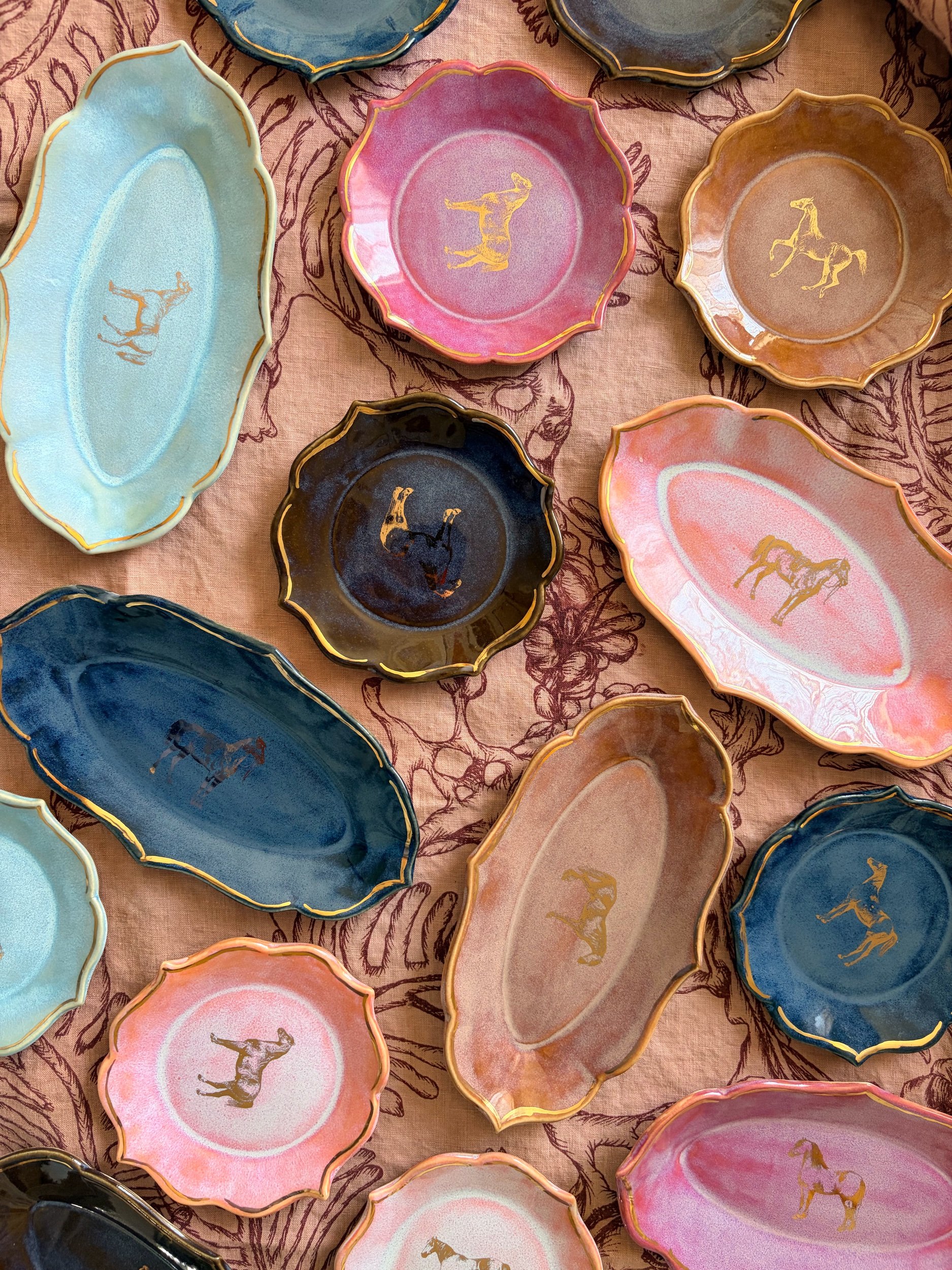 Pretty Pony Plates and Platters ( ready to ship )