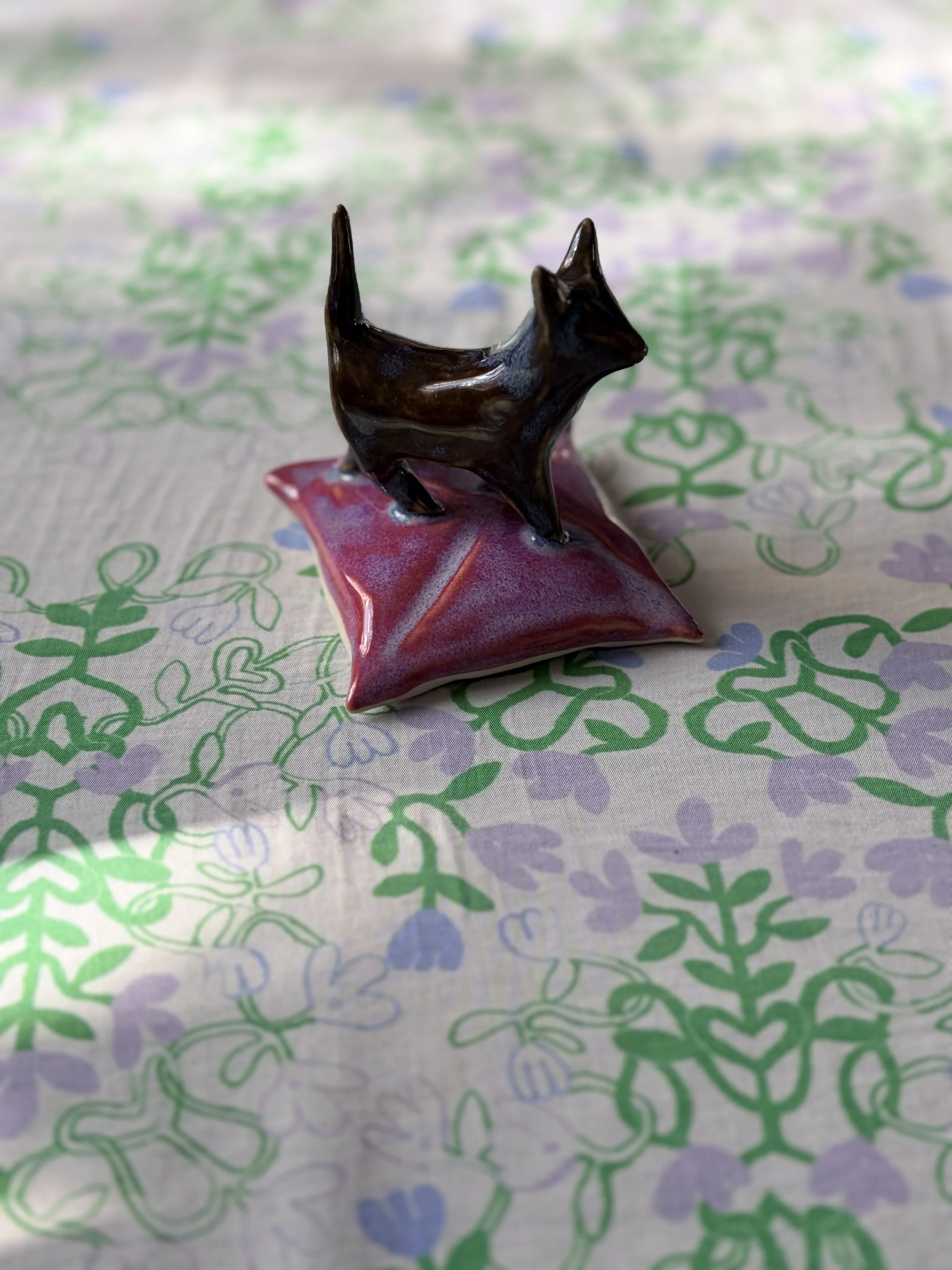 COCO ON DARK PINK PILLOW .jpg