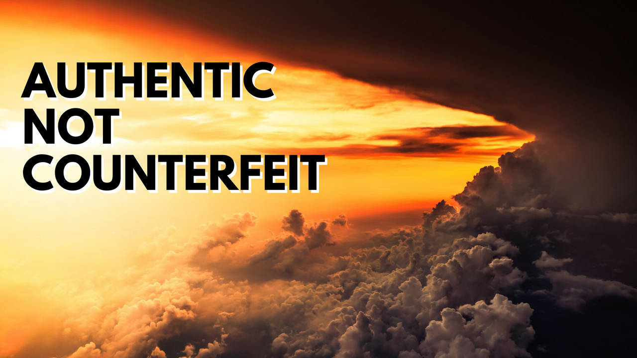 Authentic Not Counterfeit
