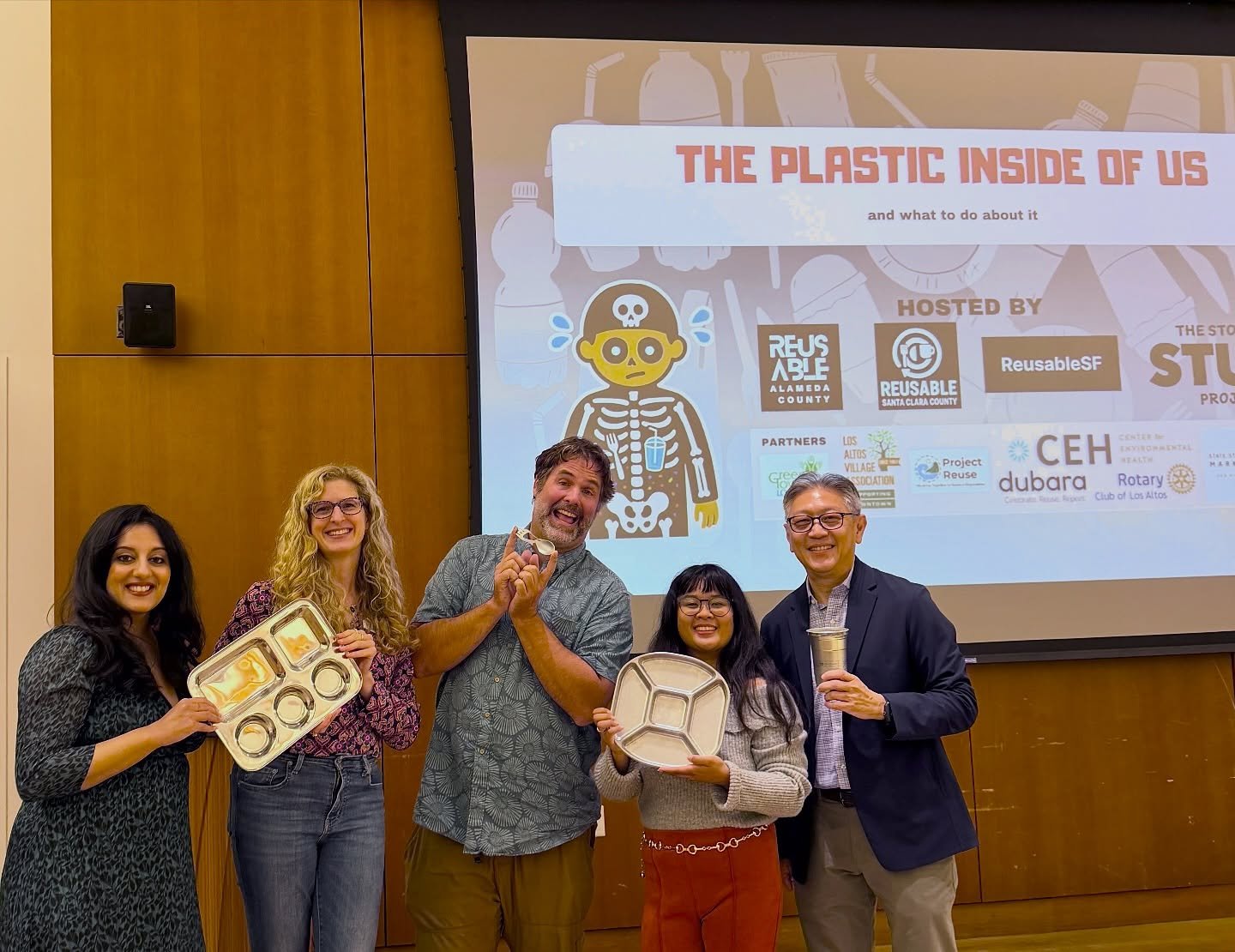Yesterday in Los Altos was night 1 of our 3-part series of The Plastic Inside of Us: See the Scary Truth. Stay for the Solutions.

Before the movie began, the space was buzzing with local advocates sharing real actions the community can take to stren