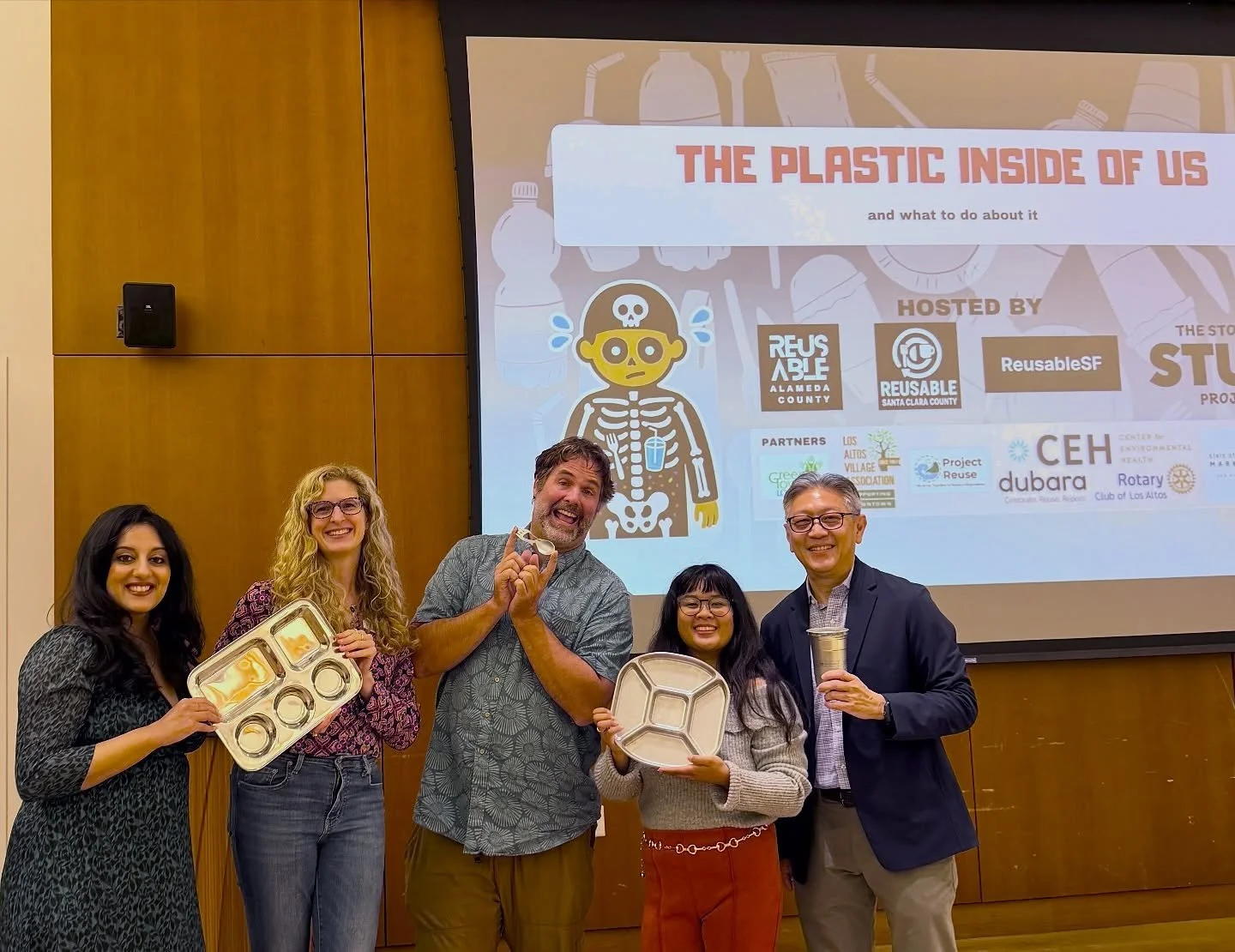Yesterday in Los Altos was night 1 of our 3-part series of The Plastic Inside of Us: See the Scary Truth. Stay for the Solutions.

Before the movie began, the space was buzzing with local advocates sharing real actions the community can take to stren