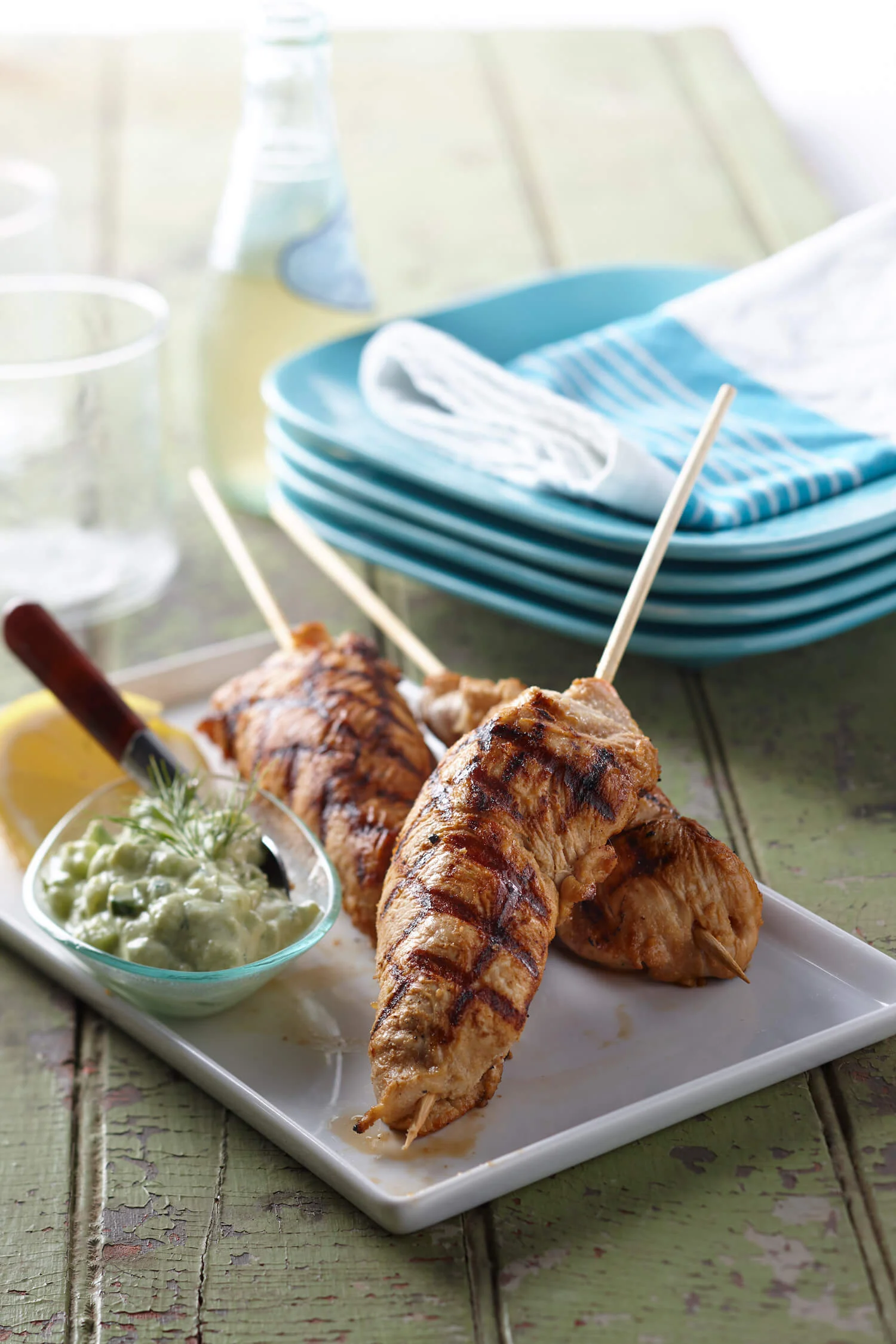 Iowa's Grilled turkey Tenderloin on a Stick