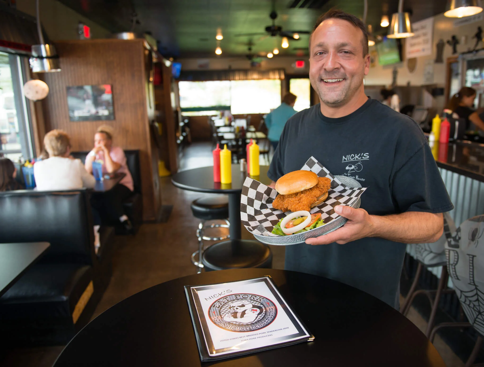Nick's restaurant in Des Moines named Iowa's Best Tenderloin by IPPA.