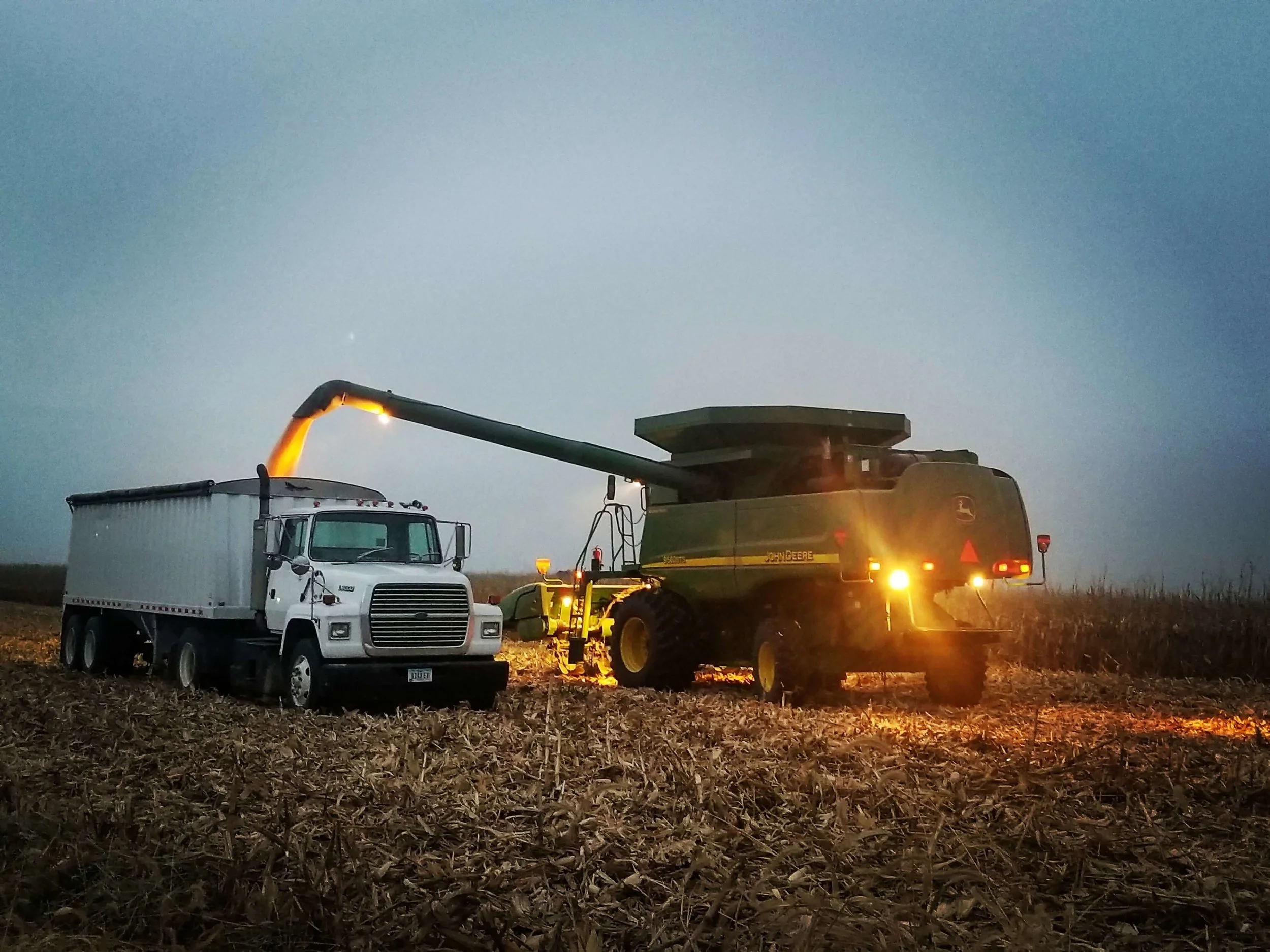 Corn and soybean harvest moves at full speed for farmers across Iowa. Photo credit: Darcy Dougherty Maulsby