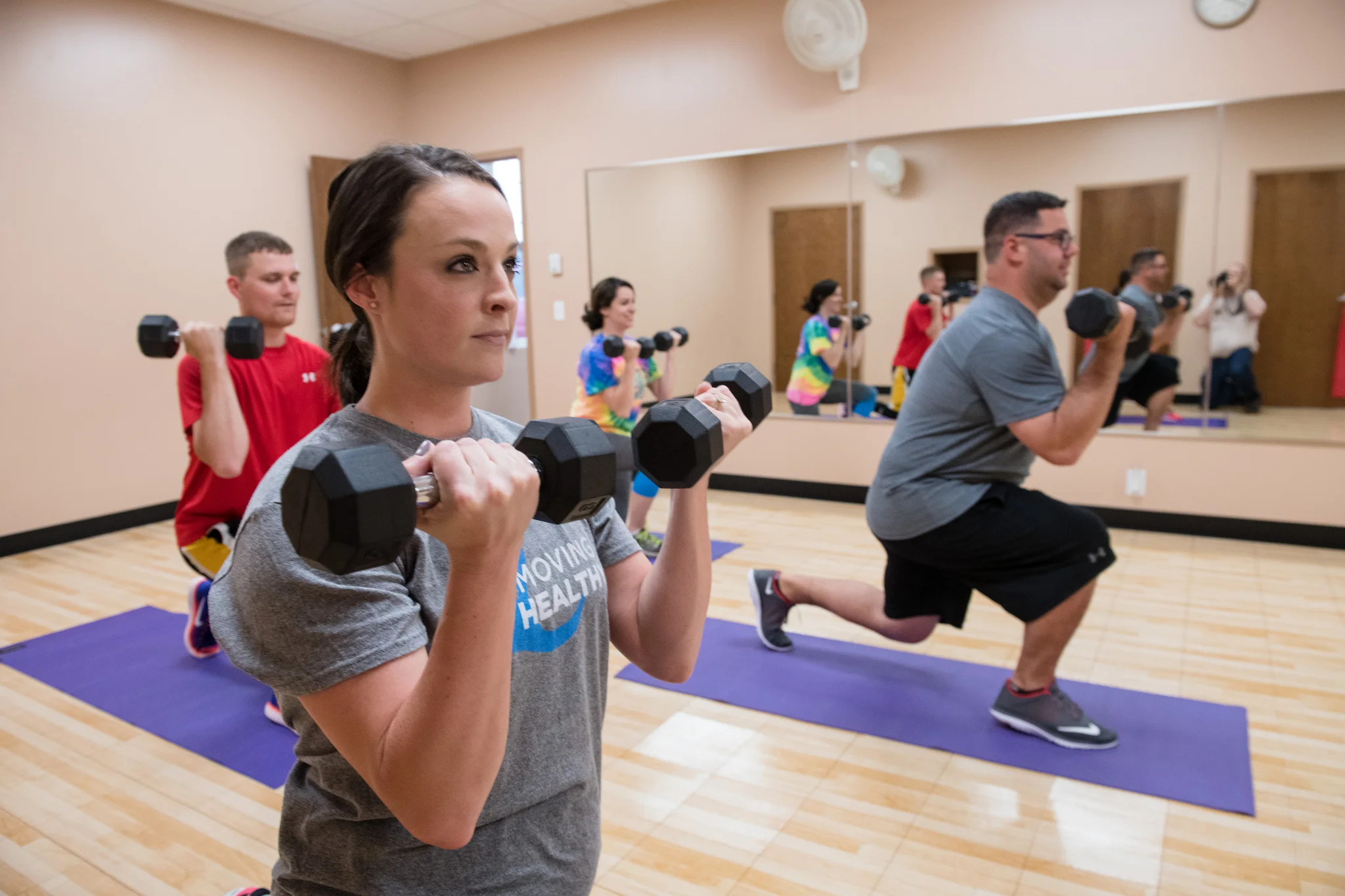 Adults should aim for 150 minutes of physical activity each week. Photo credit: Joseph L. Murphy/Iowa Soybean Association