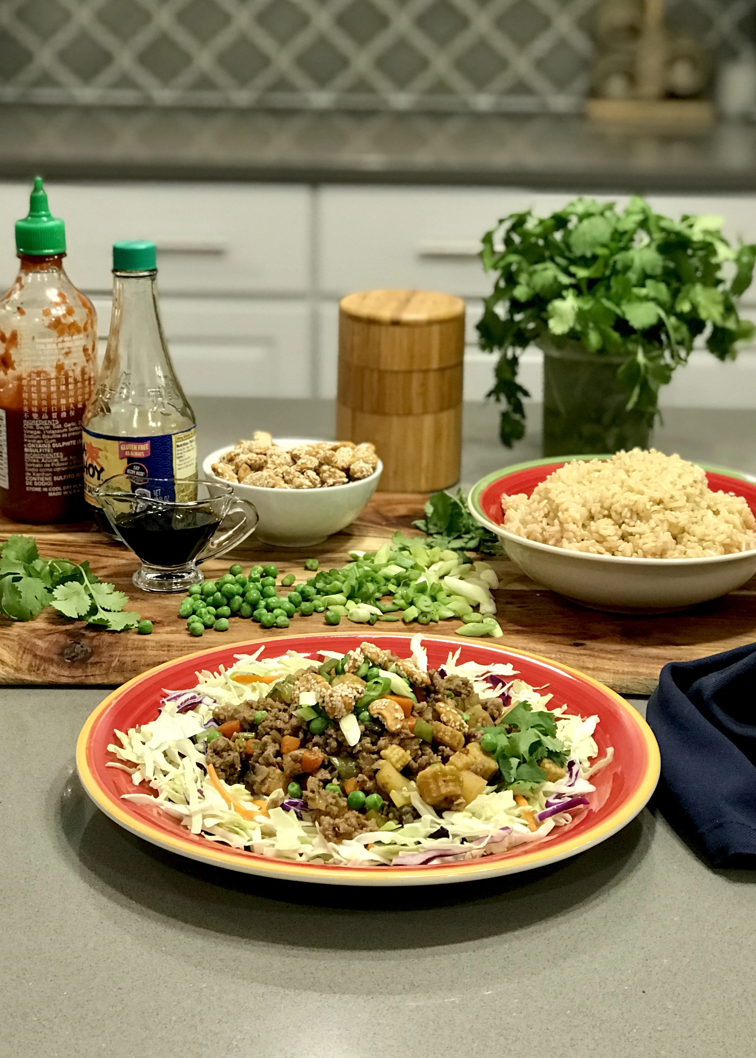 Asian Pork (Un)Wraps are a perfect addition to your arsenal of healthy recipes for 2019. Photo credit: Anita McVey/Picnic Life Foodie
