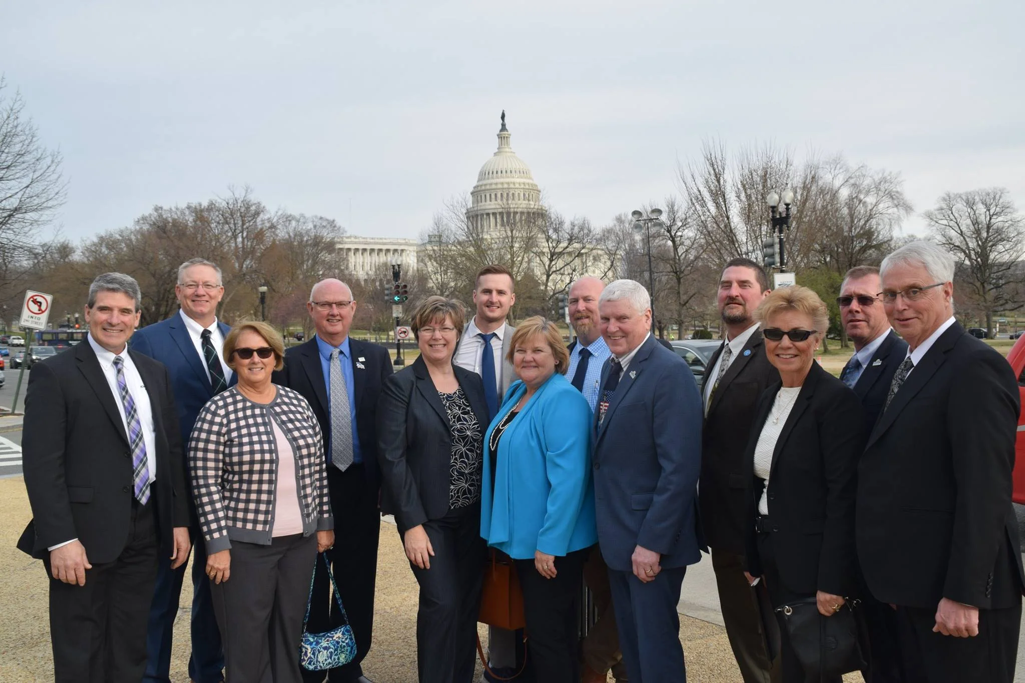 Iowa Soybean Association directors and staff during a visit to Capitol Hill. Photo credit: Bethany Baratta/Iowa Soybean Association