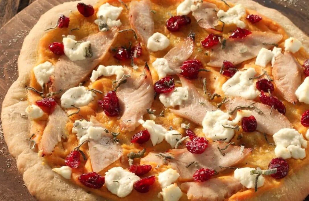 Maple Turkey Flatbread, image courtesy of the Iowa Turkey Federation